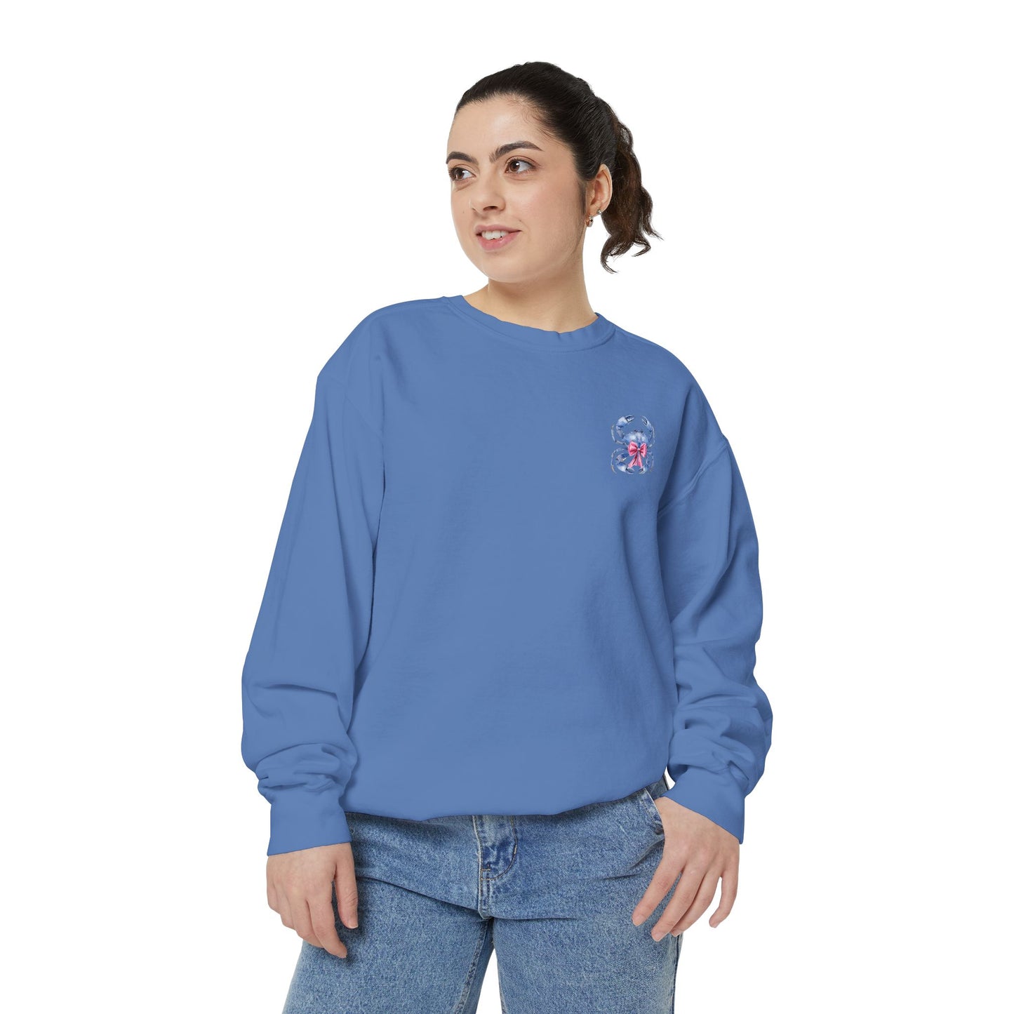 Adult Ono Island Preppy Crab Sweatshirt - Comfort Colors