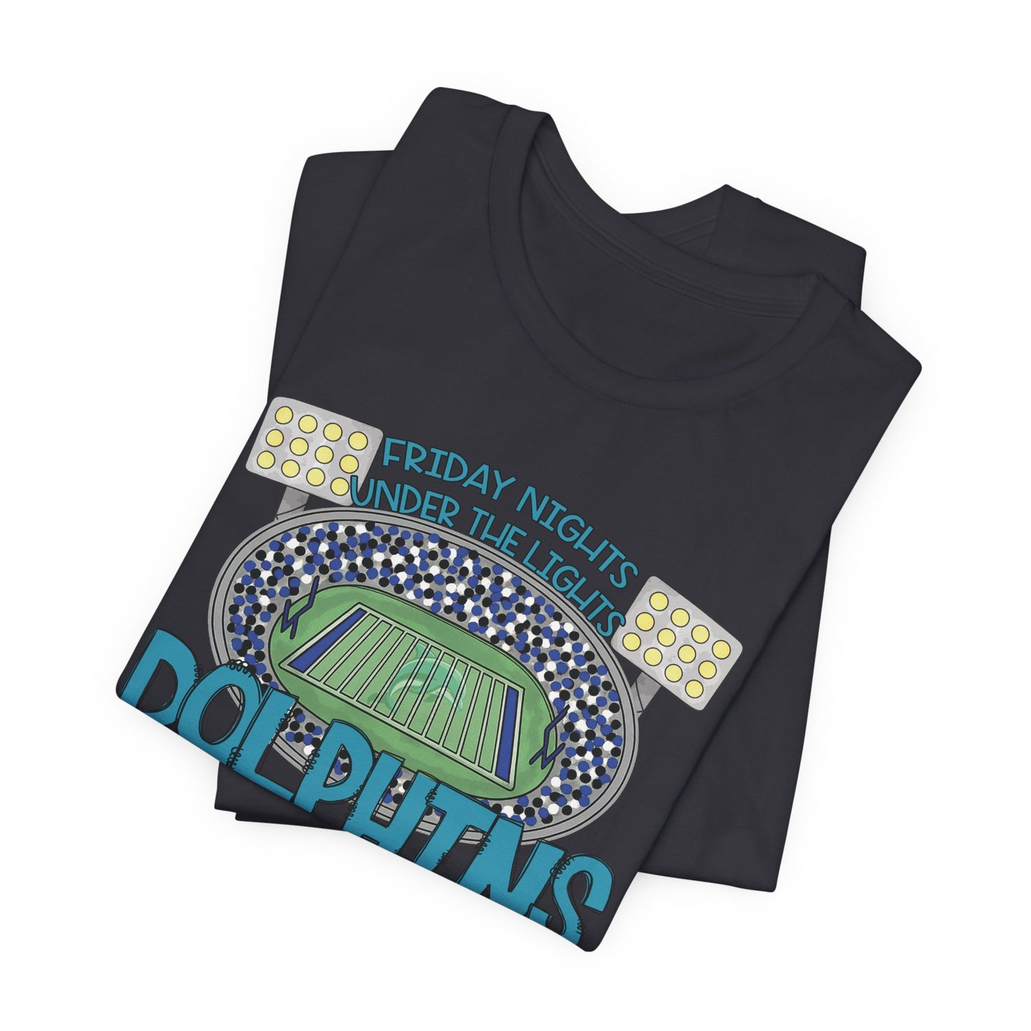 Adult Dolphins Friday Nights Under the Lights Tee
