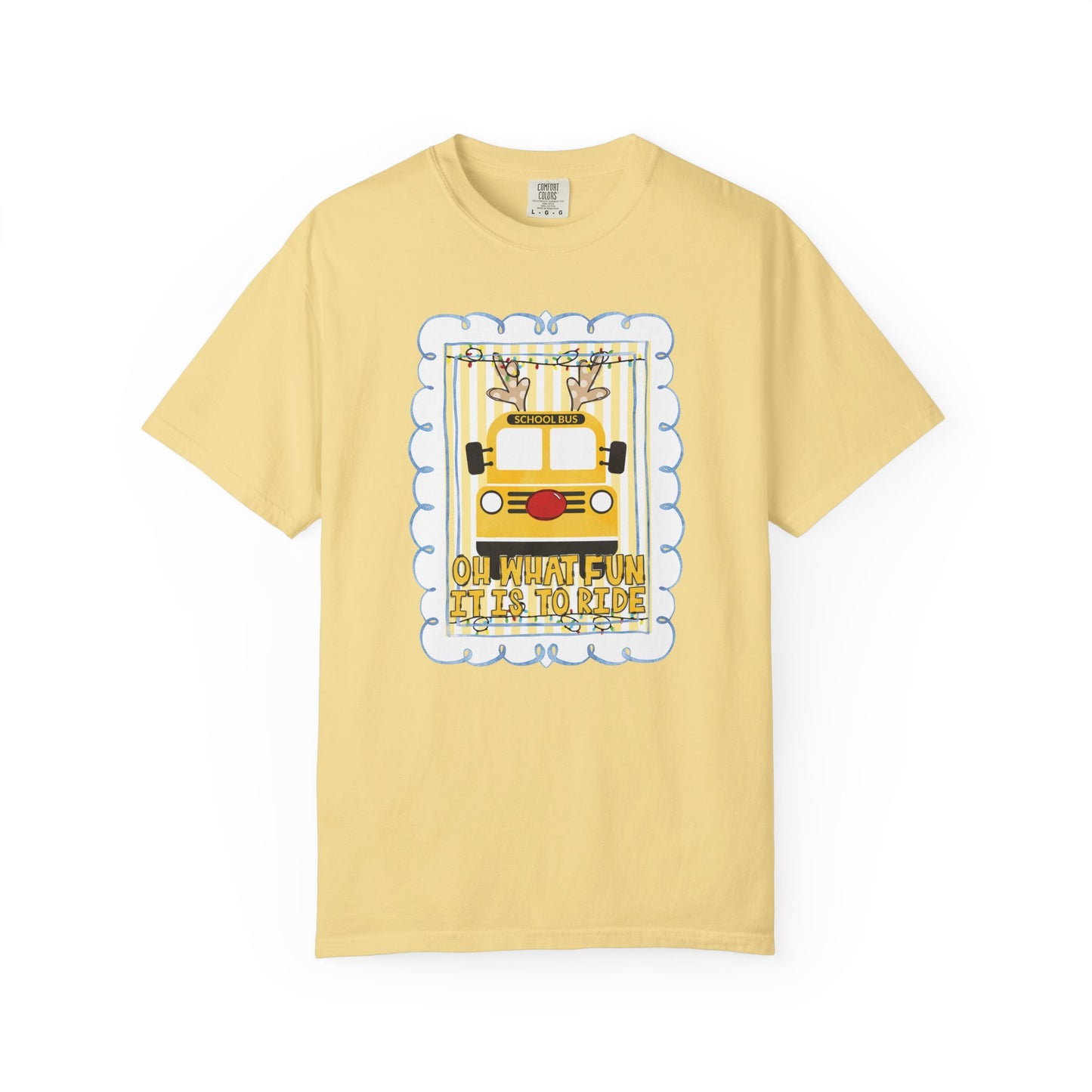 Christmas Bus Driver Tee - Comfort Colors