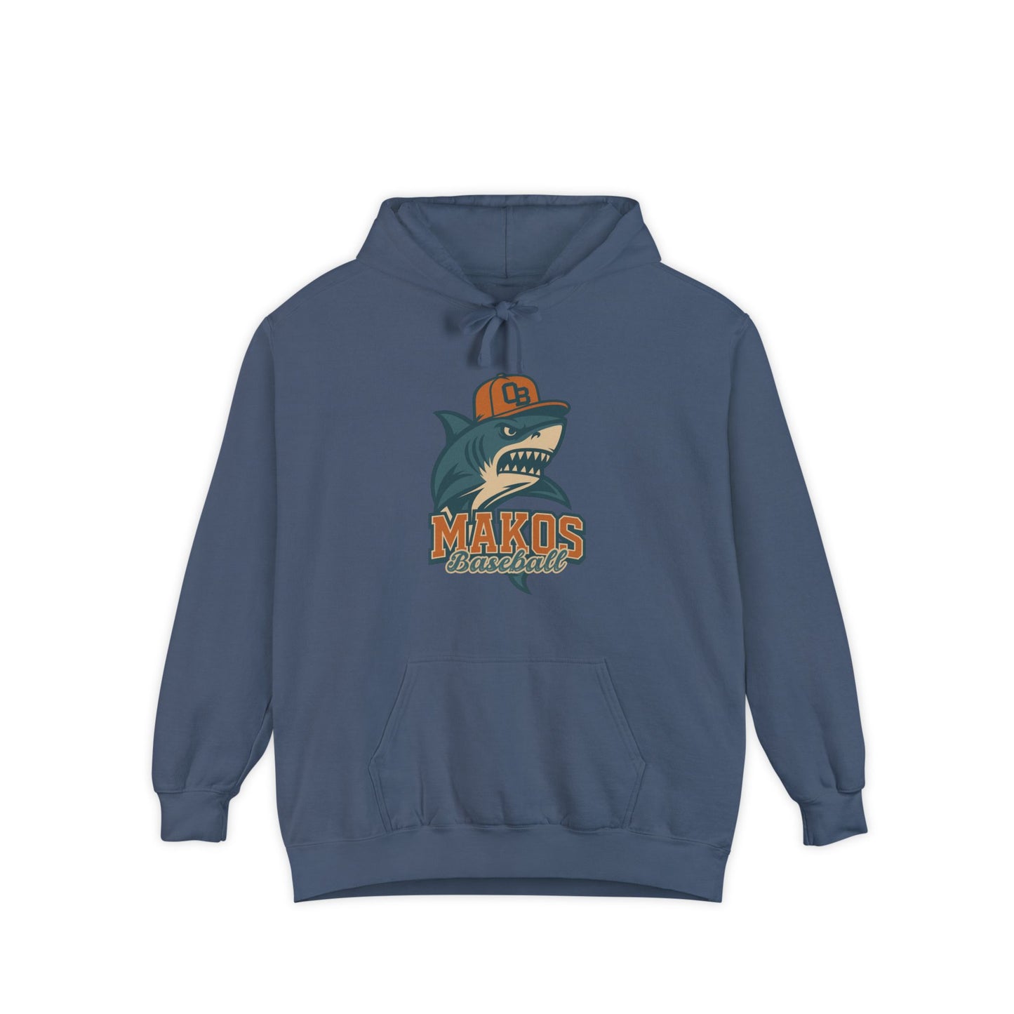 Adult Makos Retro Baseball Hoodie - Comfort Colors