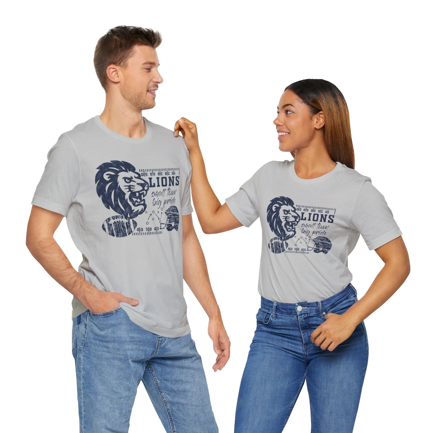 Lion Small Town Big Pride Tee - Bella Canvas