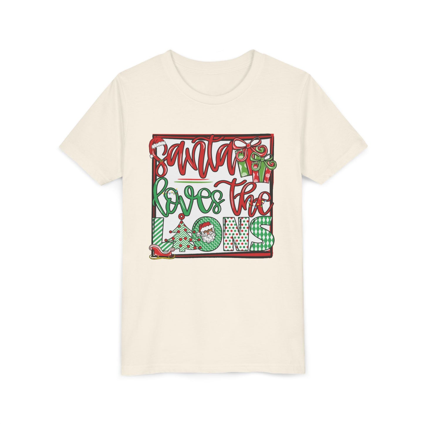Youth Lions Christmas - Bella Canvas
