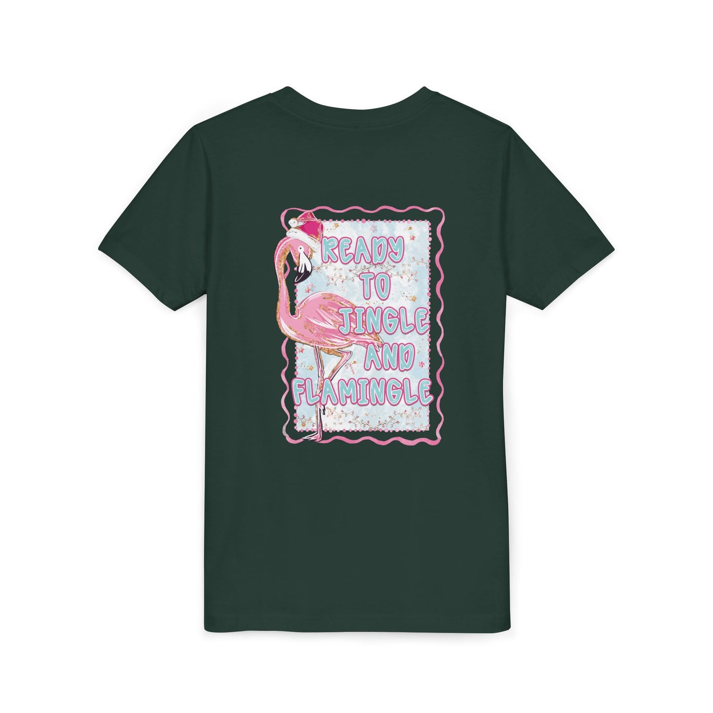 Flamingo Ready to Jingle & Flamingle - Bella Canvas