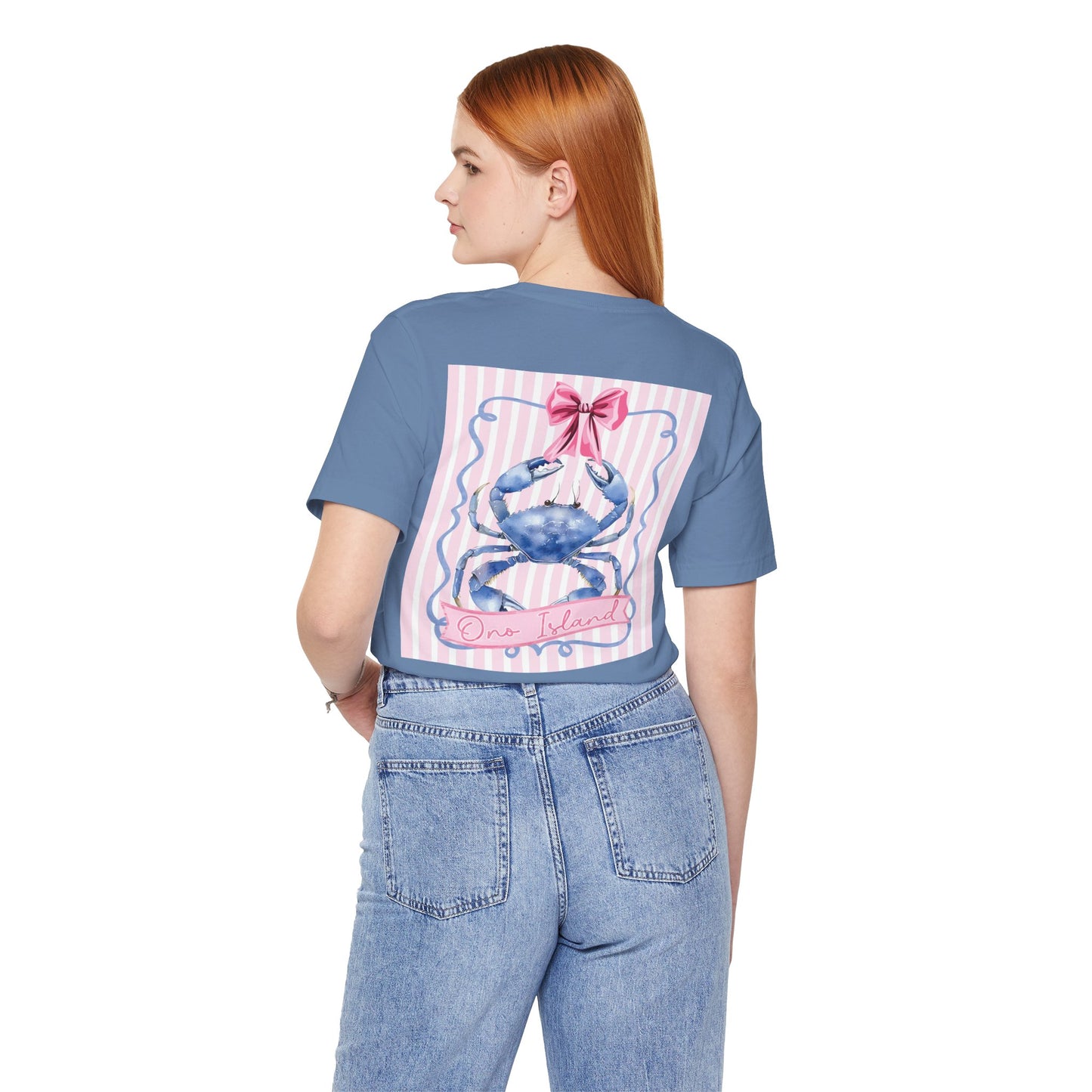 Adult Ono Island Preppy Crab T-Shirt - Bella Canvas