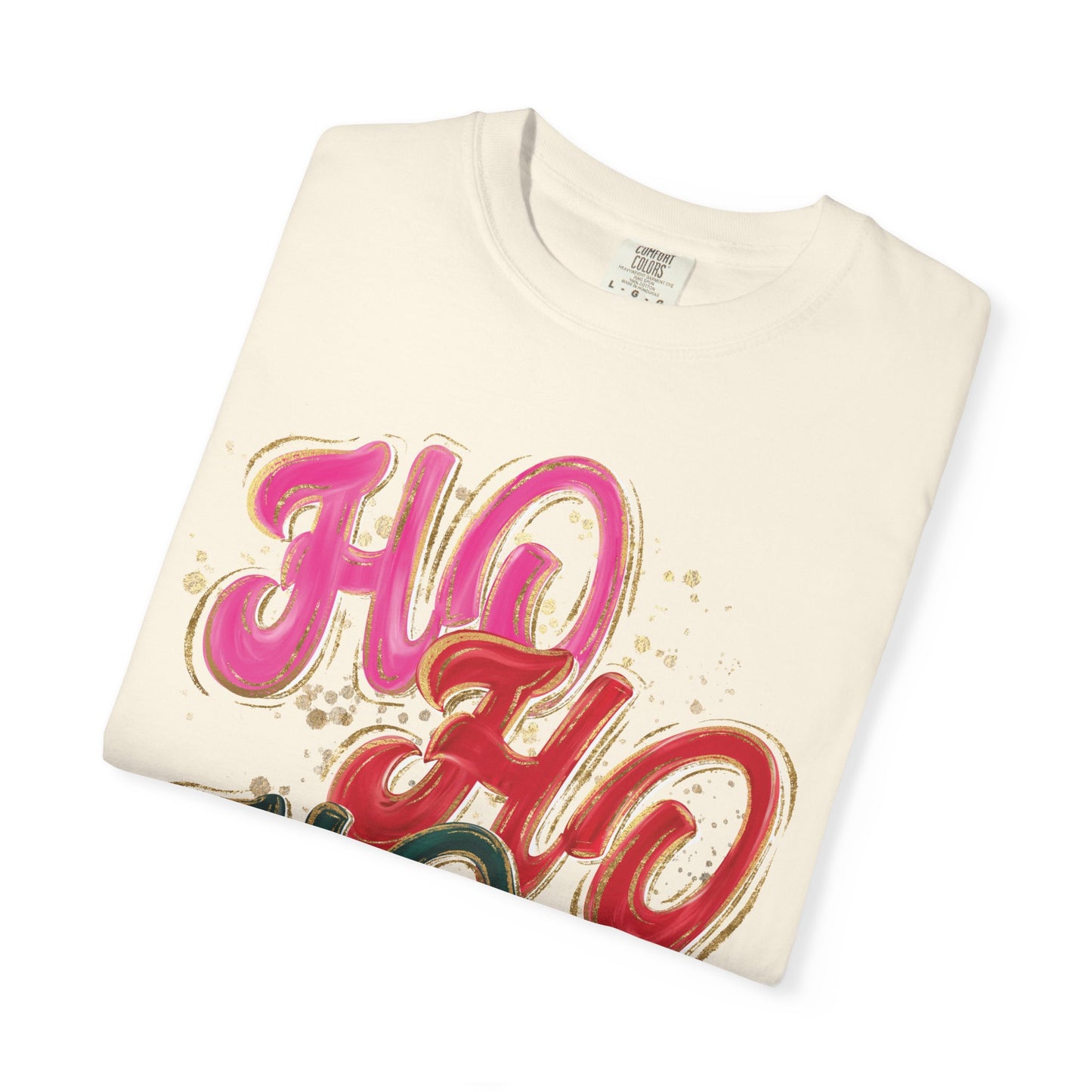 Ho Ho Ho Christmas Tee- Comfort Colors