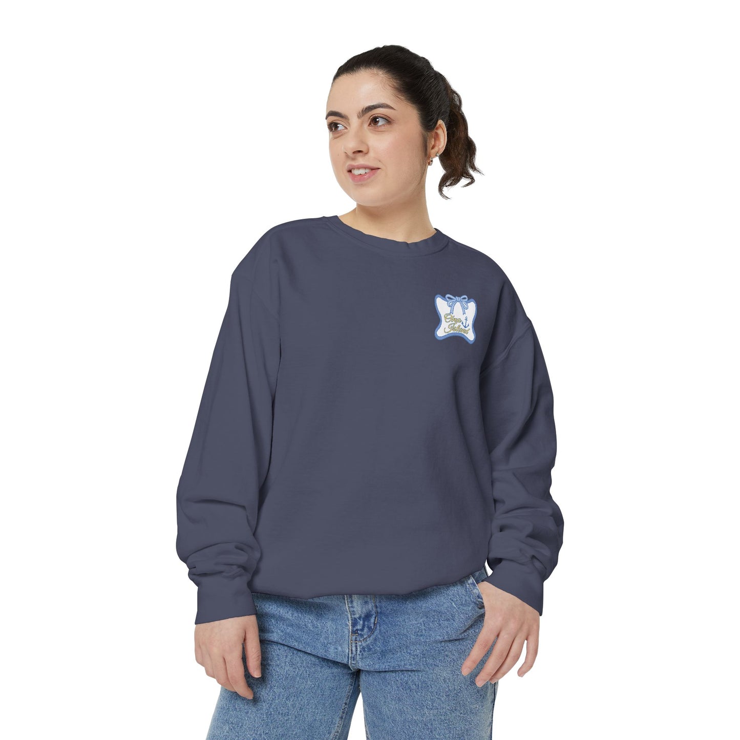 Adult Coquette Sailboat Sweatshirt - Comfort Colors