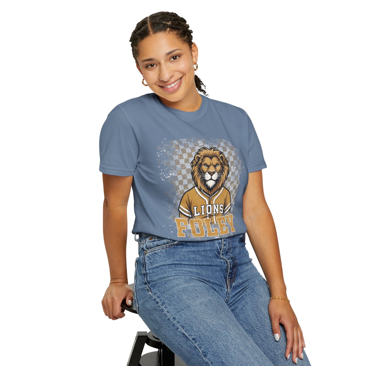 Foley Lions Grunge T-shirt - Comfort Colors