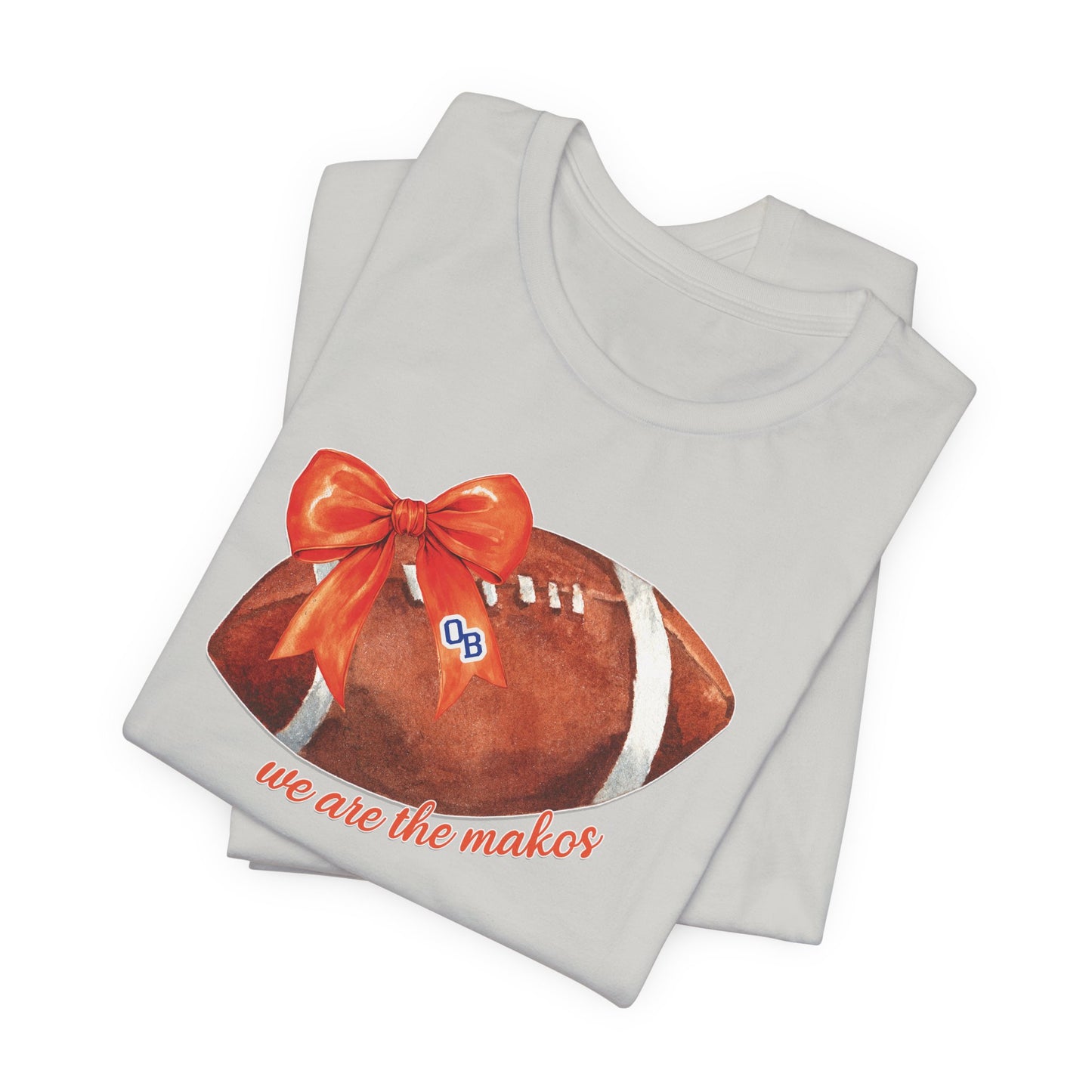 Adult Coquette Makos Football TShirt - Bella canvas
