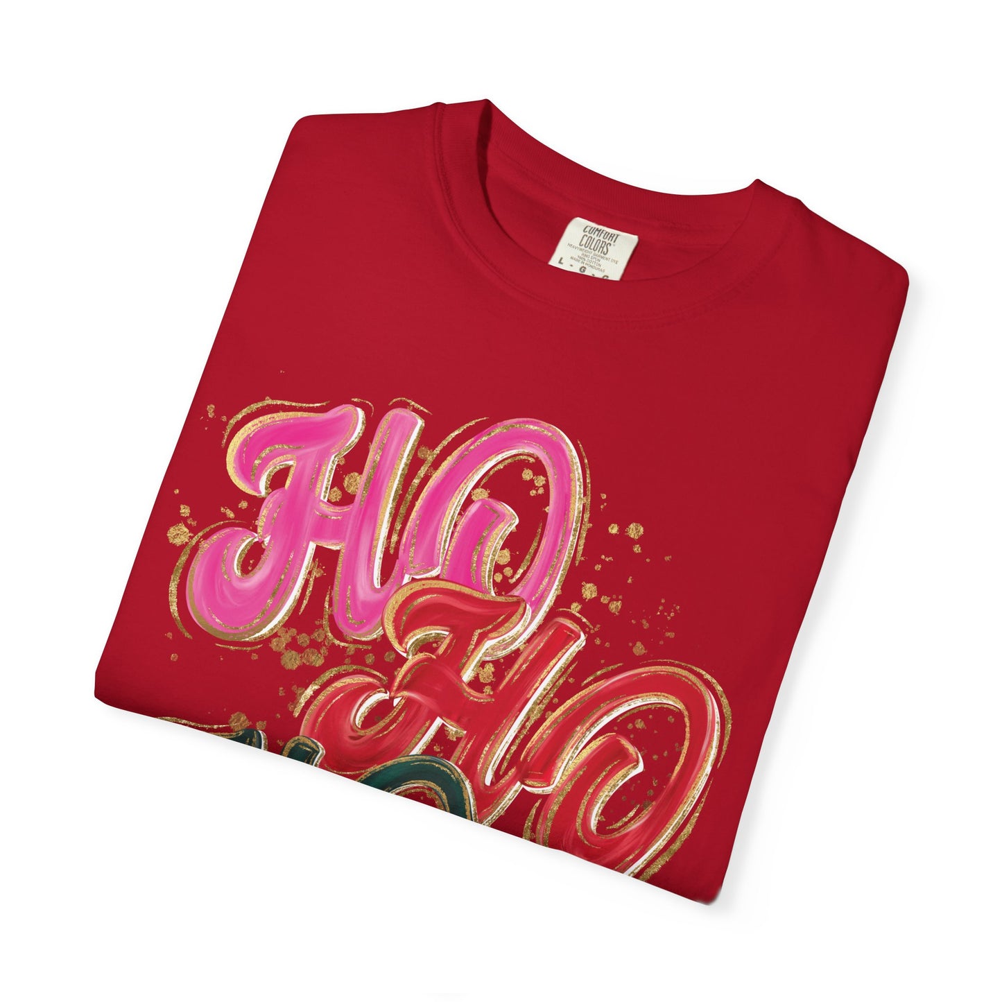 Ho Ho Ho Christmas Tee- Comfort Colors