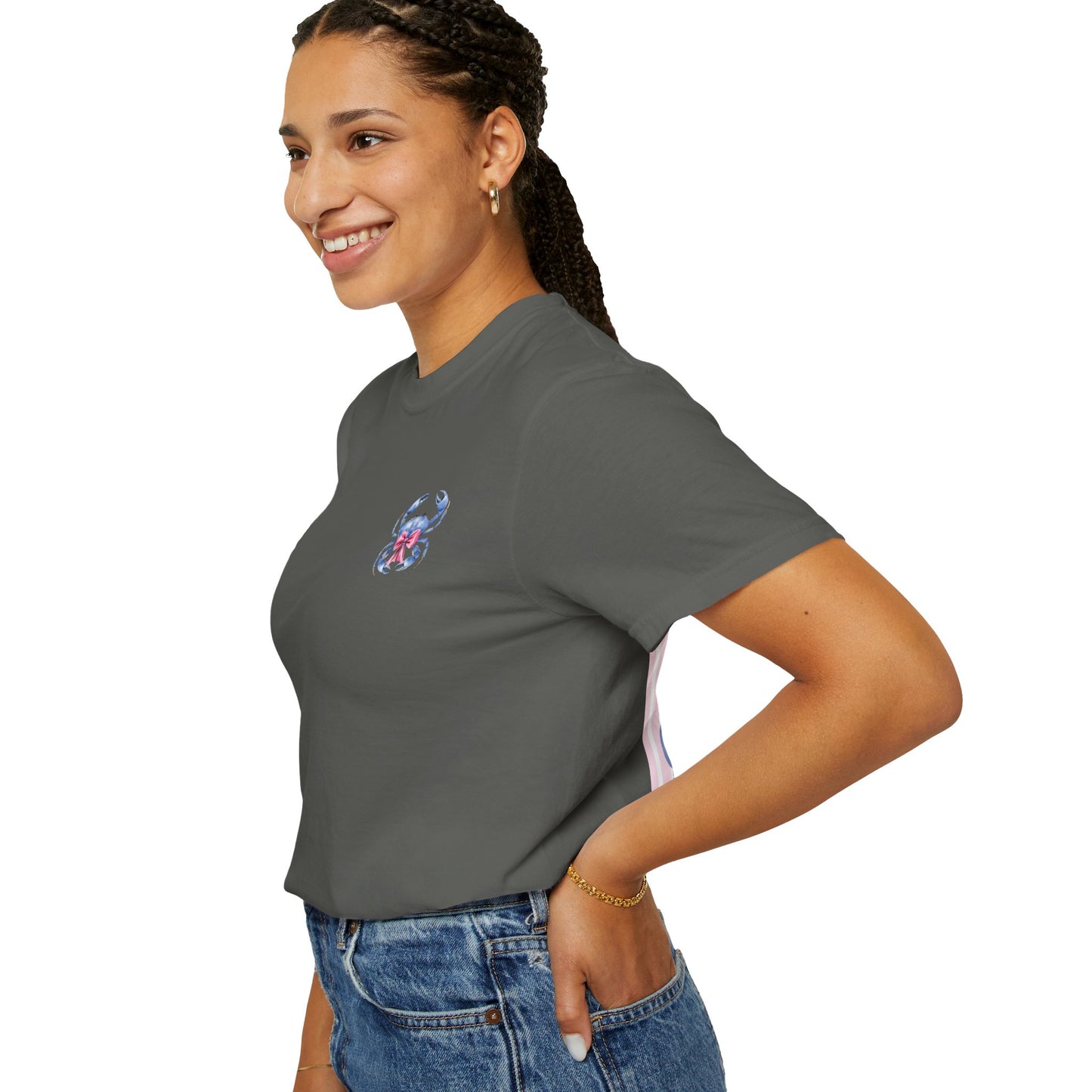 Adult Ono Island Preppy Crab Tee - Comfort Colors