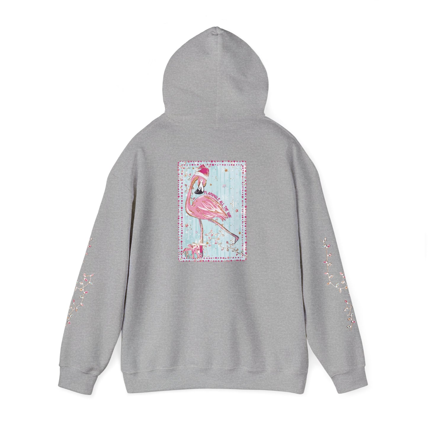 Flamingo Flamingle All The Way Hoodie - Gildan