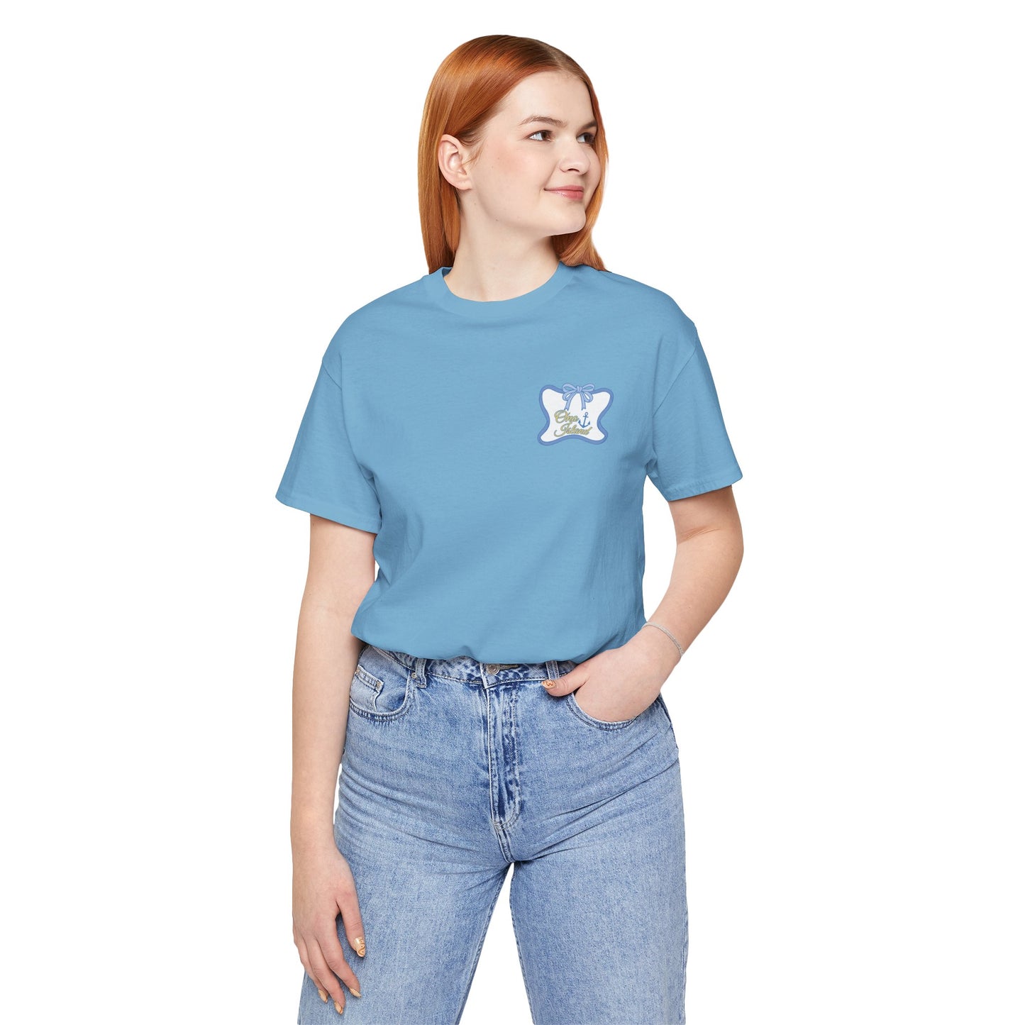 Adult Coquette Sailboat Tee - Bella Canvas