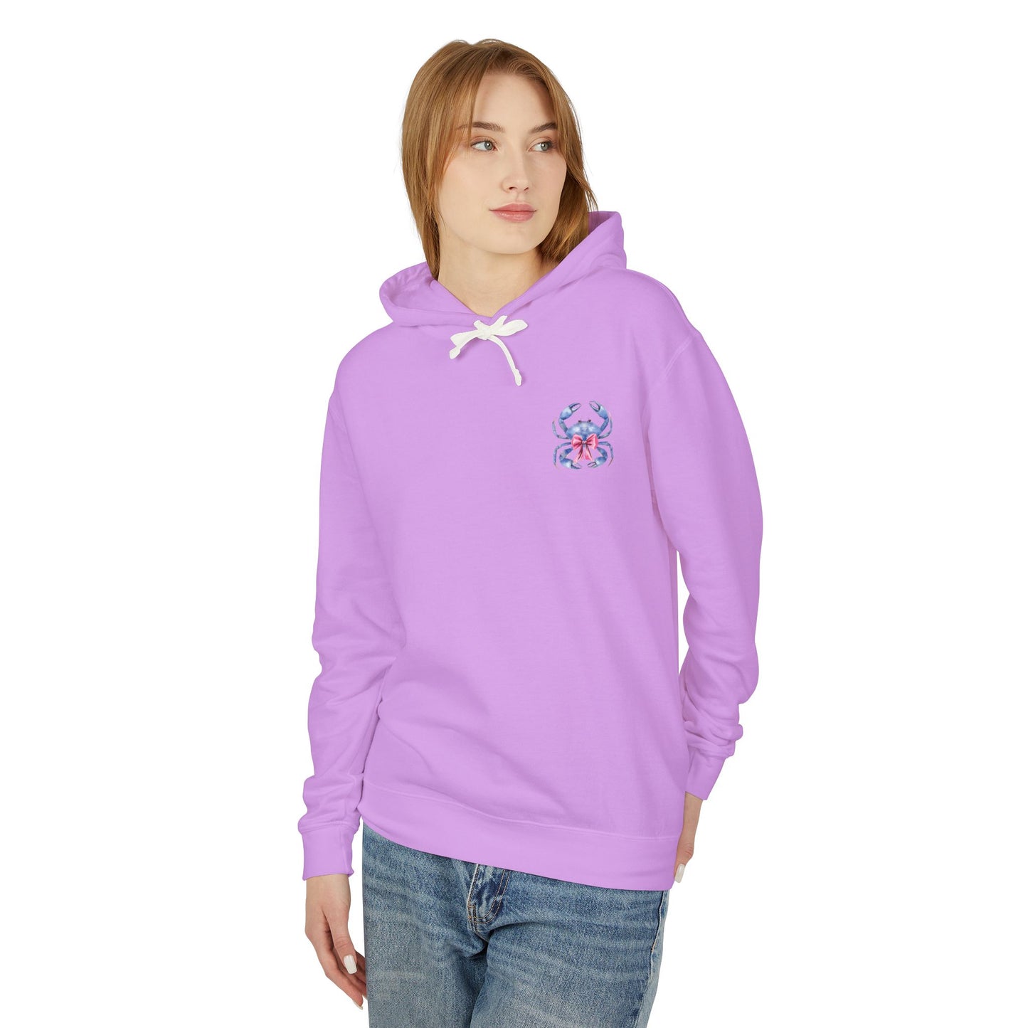 Adult Ono Island Preppy Crab Hoodie Comfort Colors