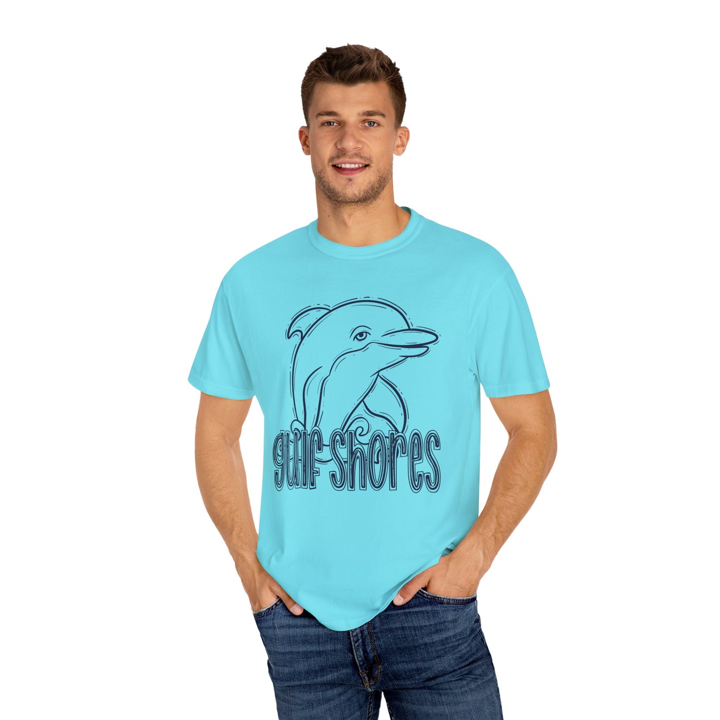 Adult Dolphins Sketch - Comfort Colors