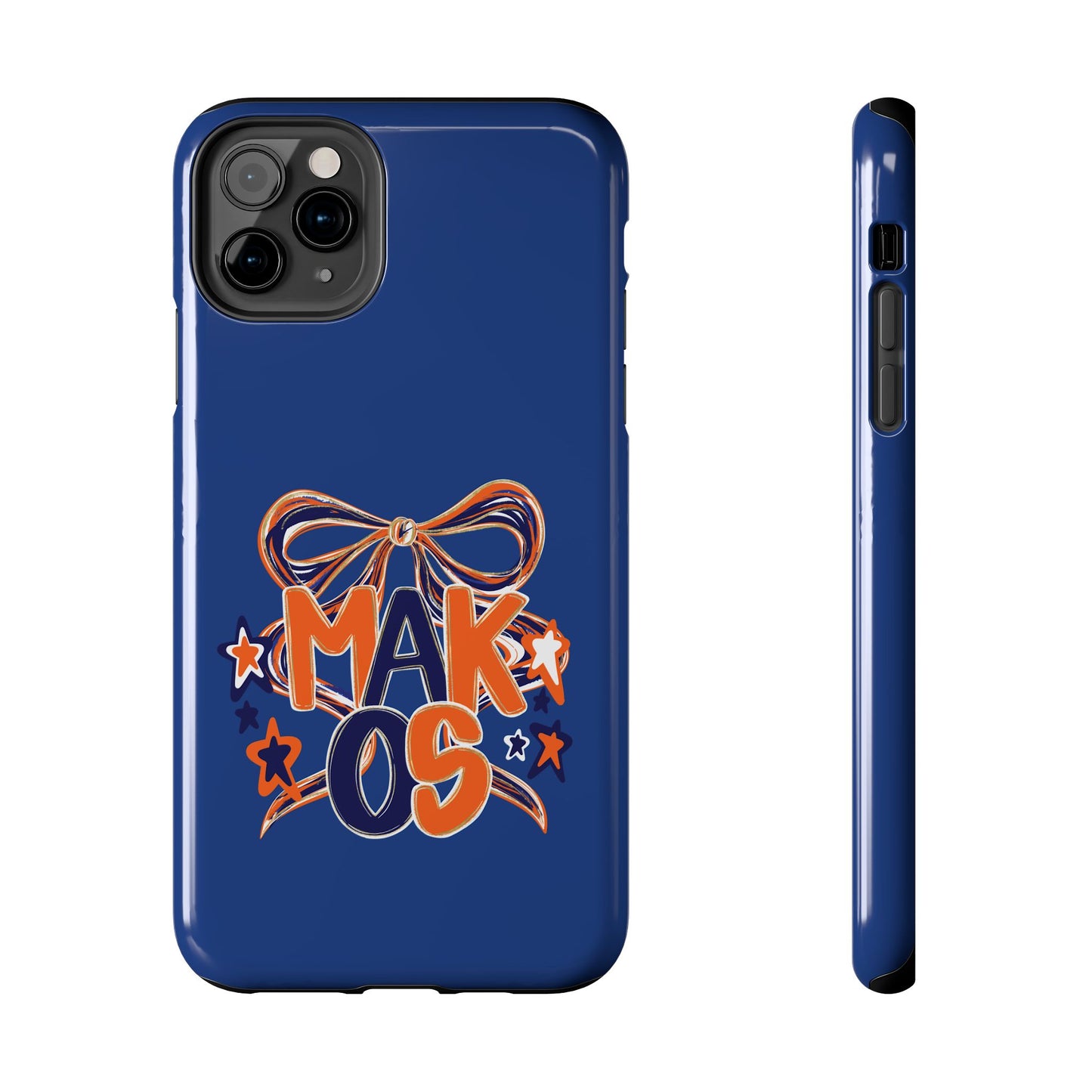 Makos Twirly Ribbon Iphone & Samsung Tough Phone Cases
