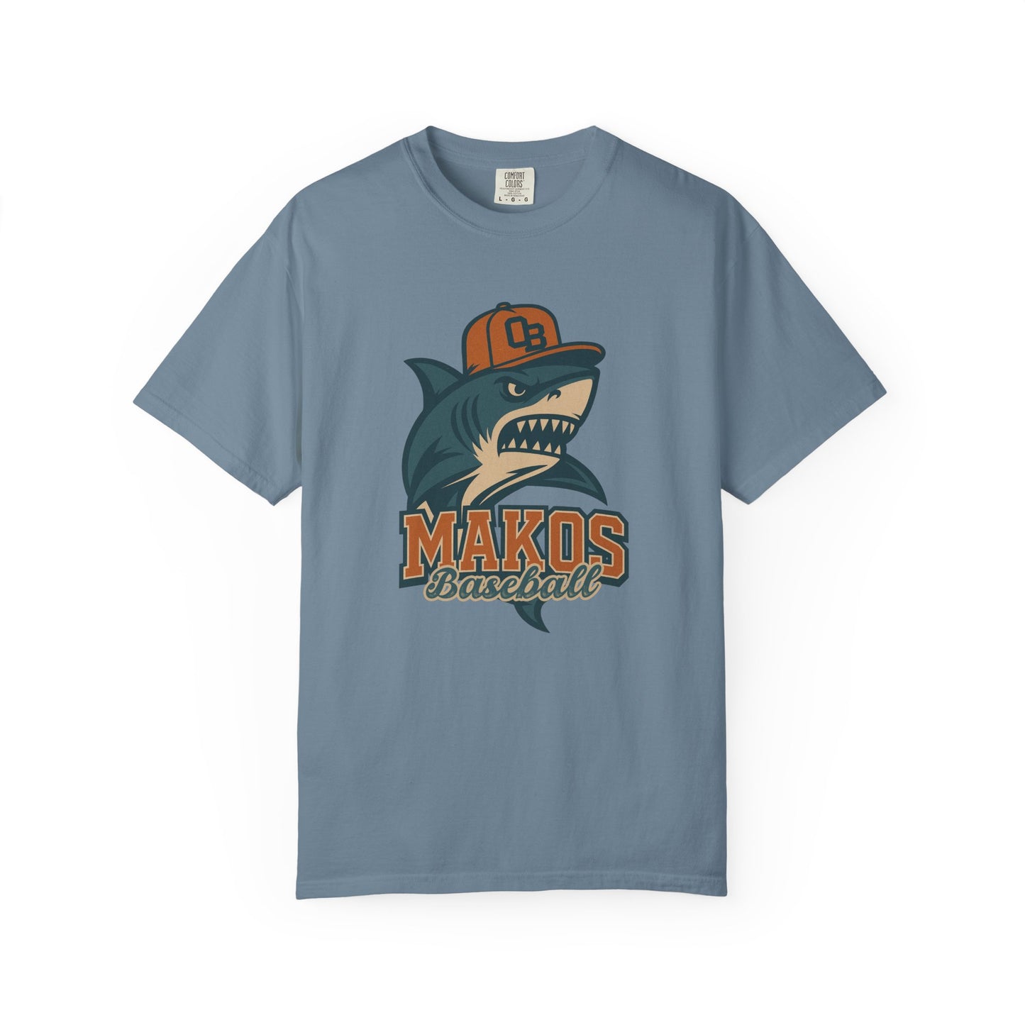 Adult Makos Baseball T-shirt - Comfort Colors