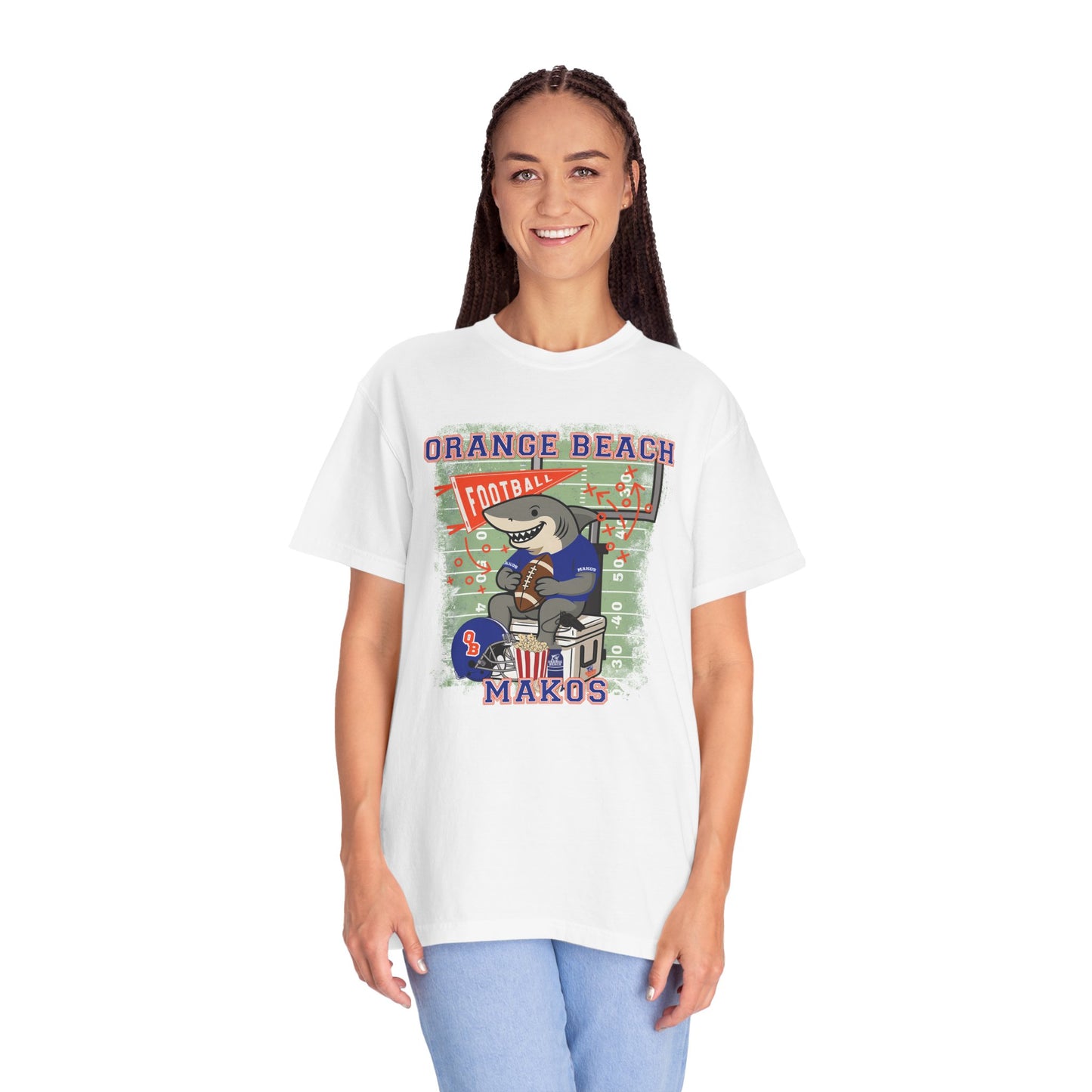Adult Makos Tailgate Time - Comfort Colors