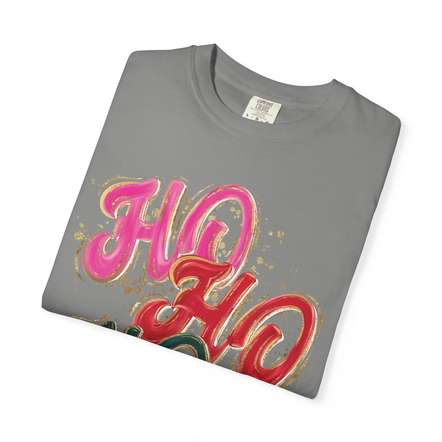 Ho Ho Ho Christmas Tee- Comfort Colors