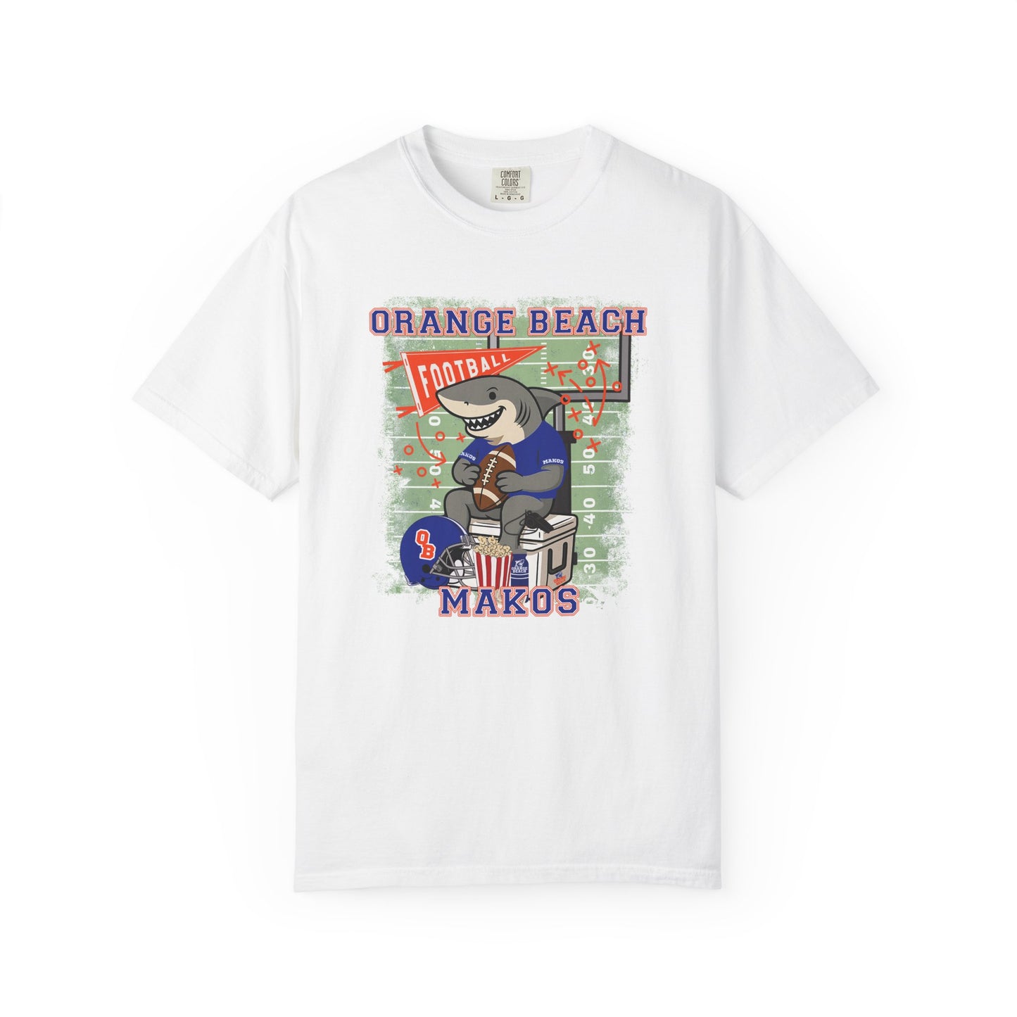 Adult Makos Tailgate Time - Comfort Colors