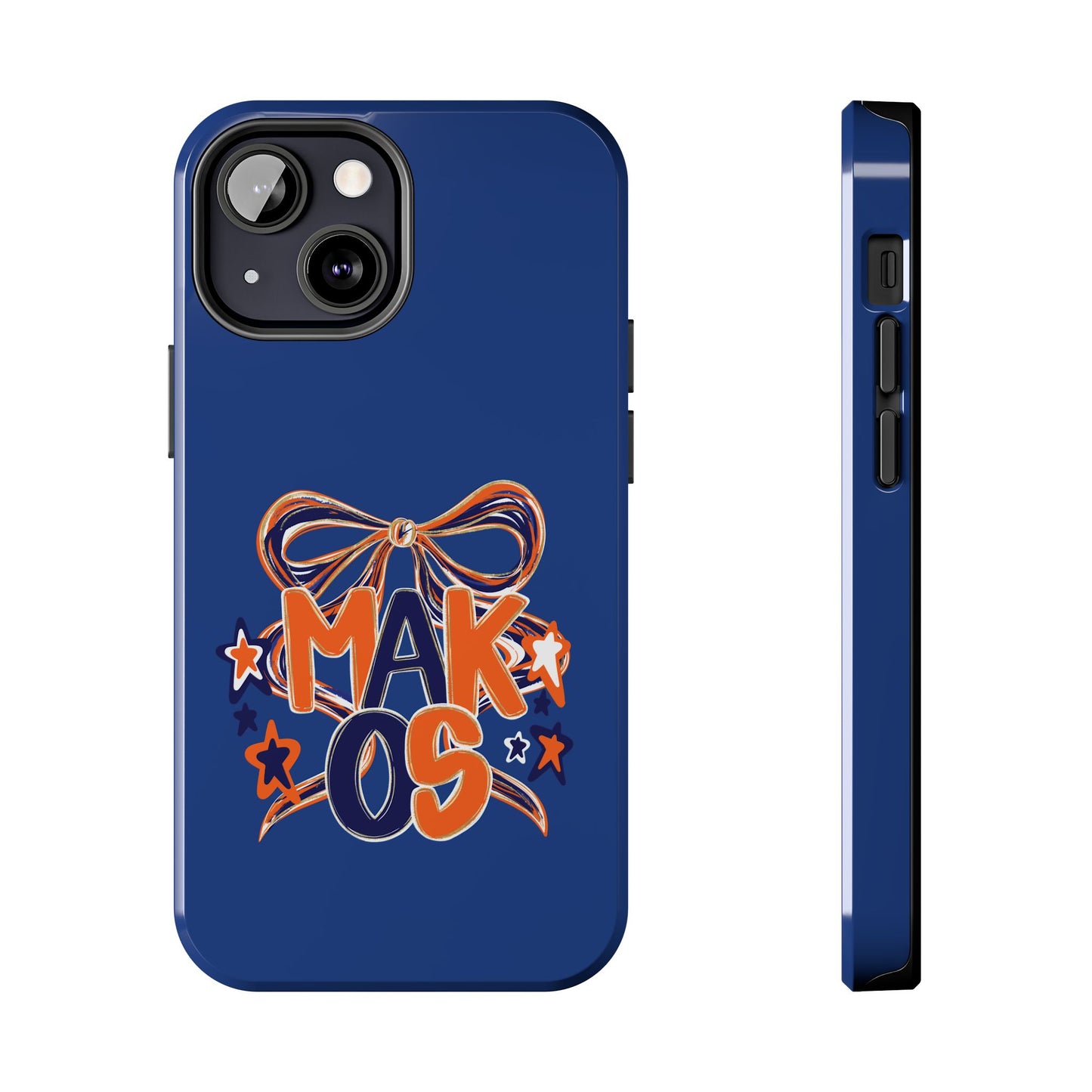 Makos Twirly Ribbon Iphone & Samsung Tough Phone Cases
