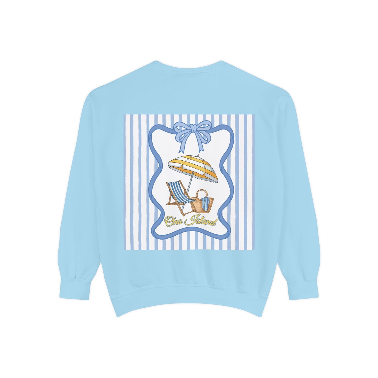 Adult Coquette Beachy Ono Island Sweatshirt - Comfort Colors