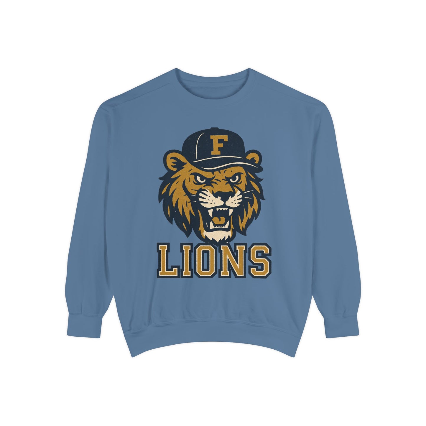 Adult Retro Roaring Lions Sweatshirt - Comfort Colors