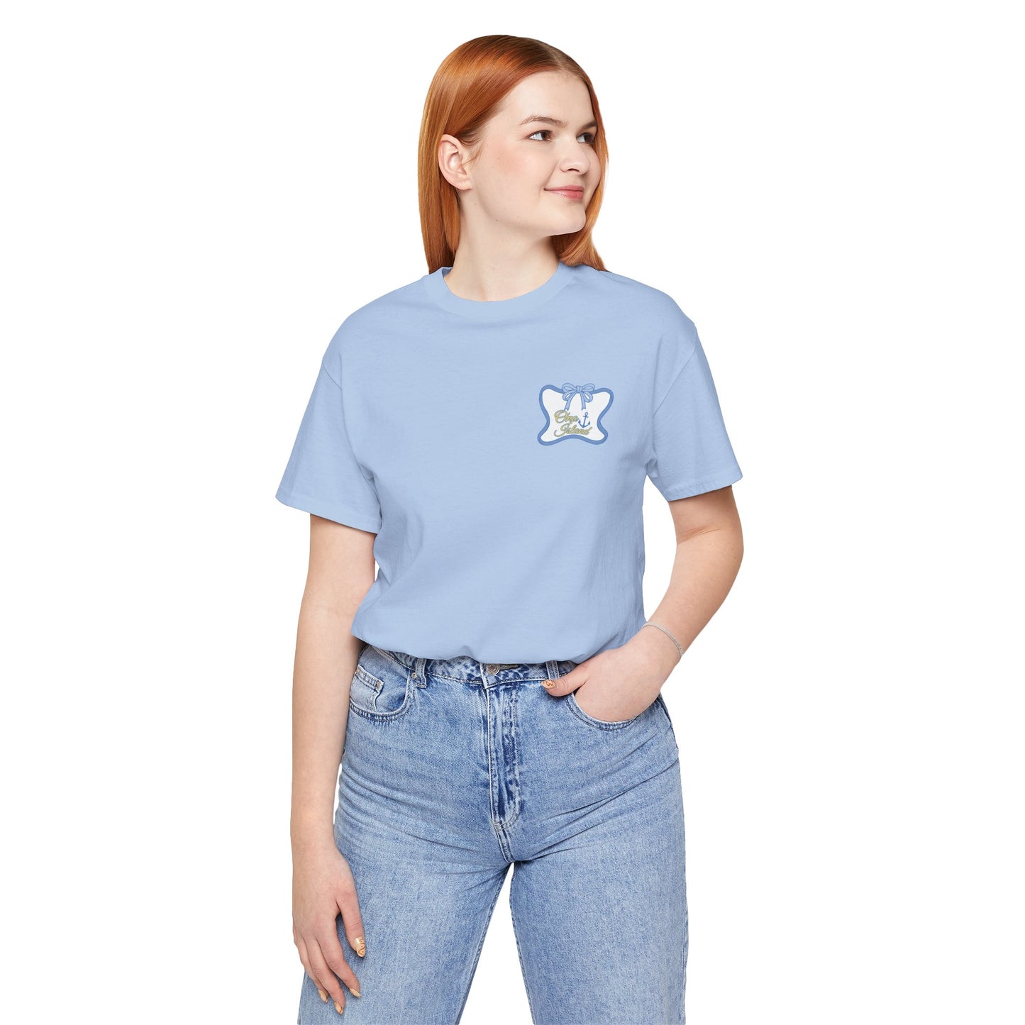 Adult Coquette Sailboat Tee - Bella Canvas