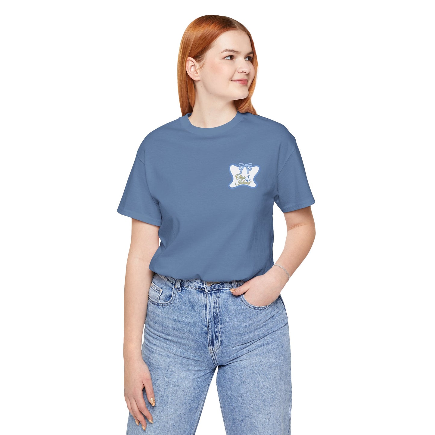Adult Coquette Sailboat Tee - Bella Canvas