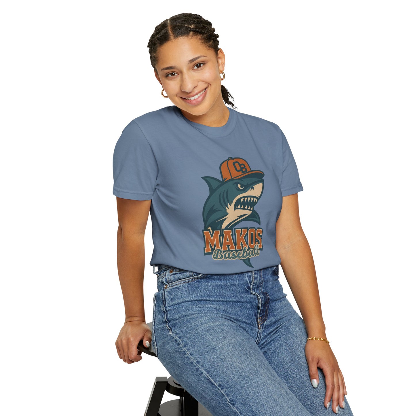 Adult Makos Baseball T-shirt - Comfort Colors