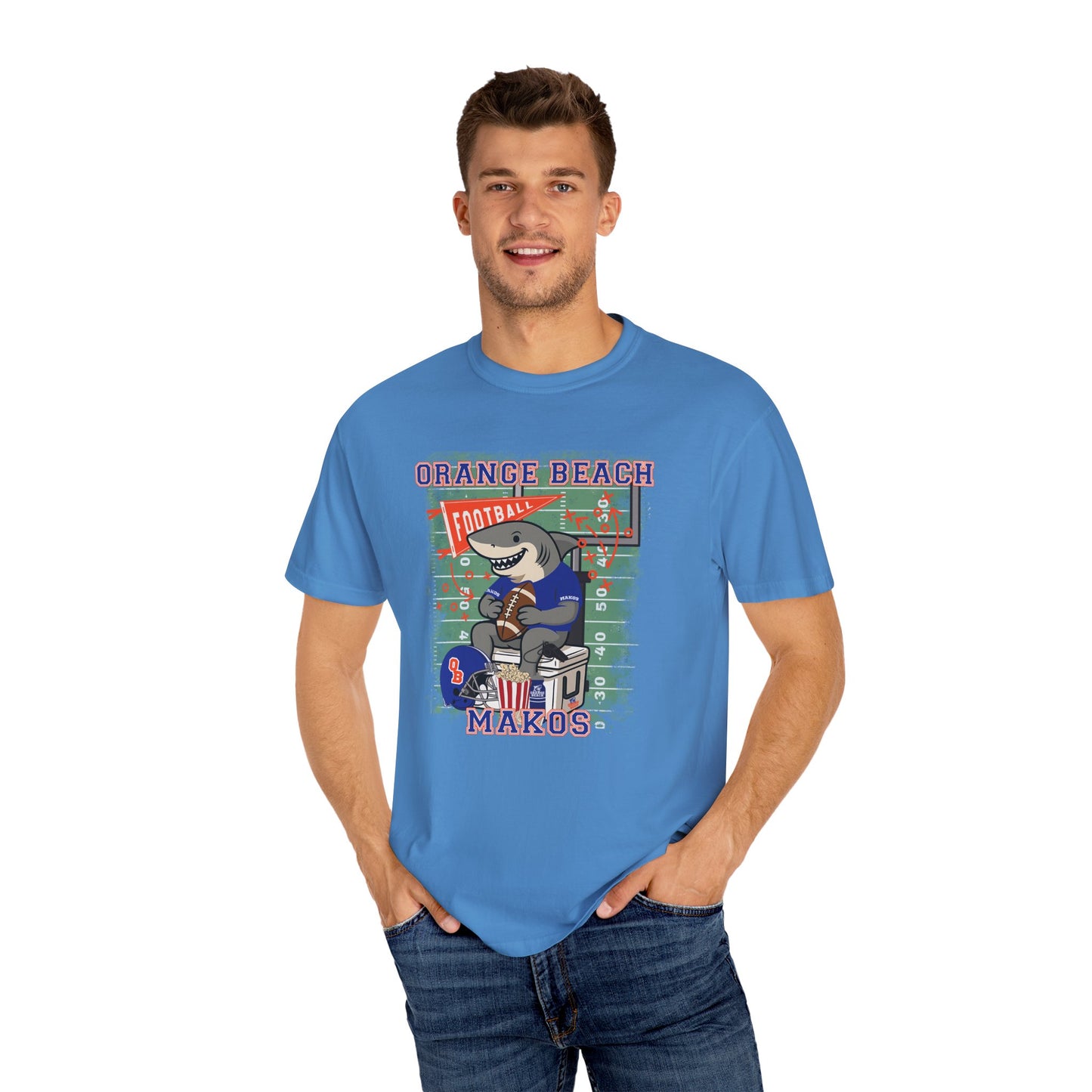 Adult Makos Tailgate Time - Comfort Colors