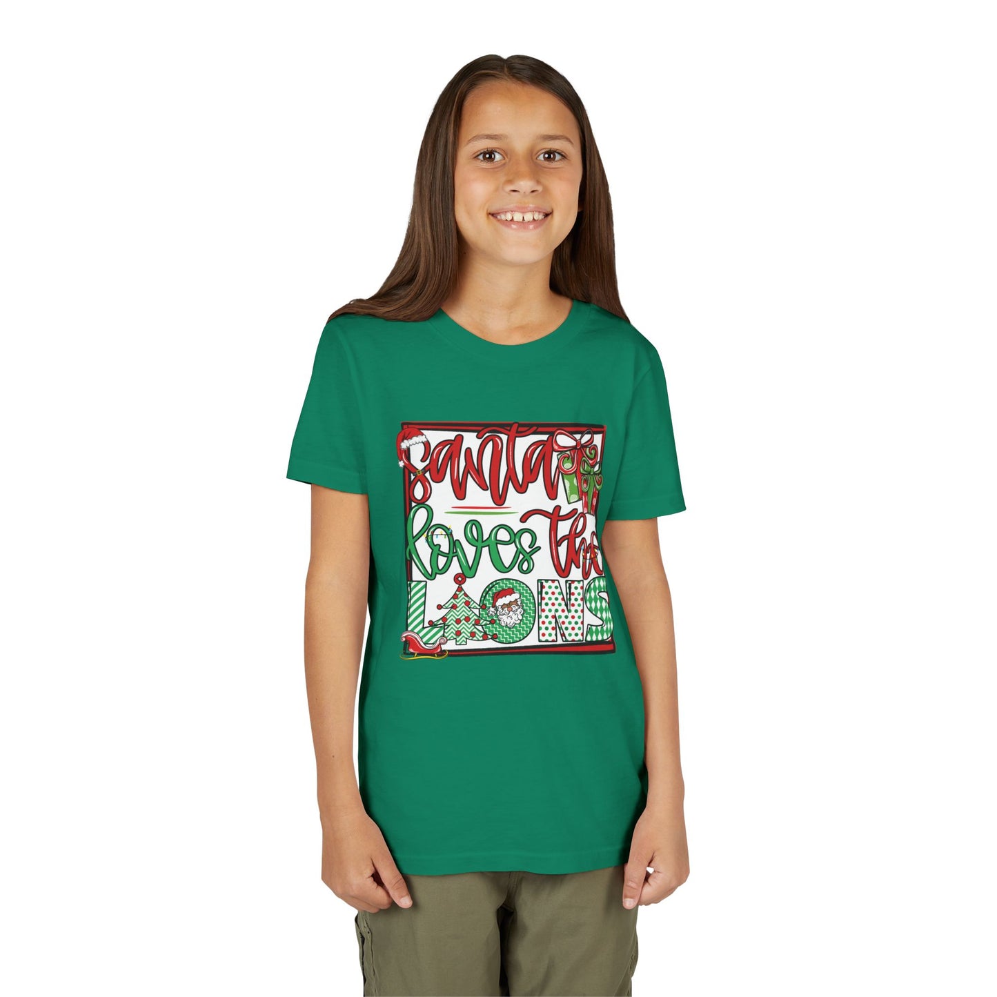 Youth Lions Christmas - Bella Canvas