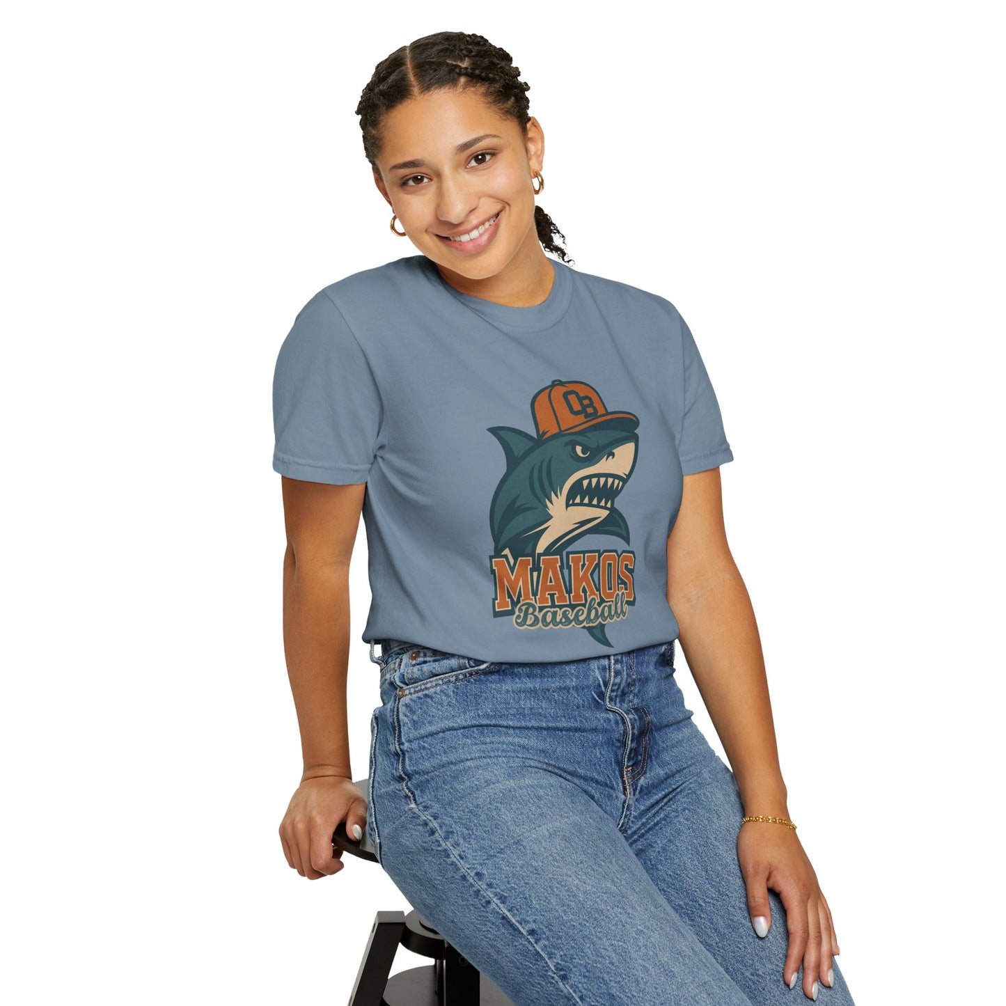 Adult Makos Baseball T-shirt - Comfort Colors
