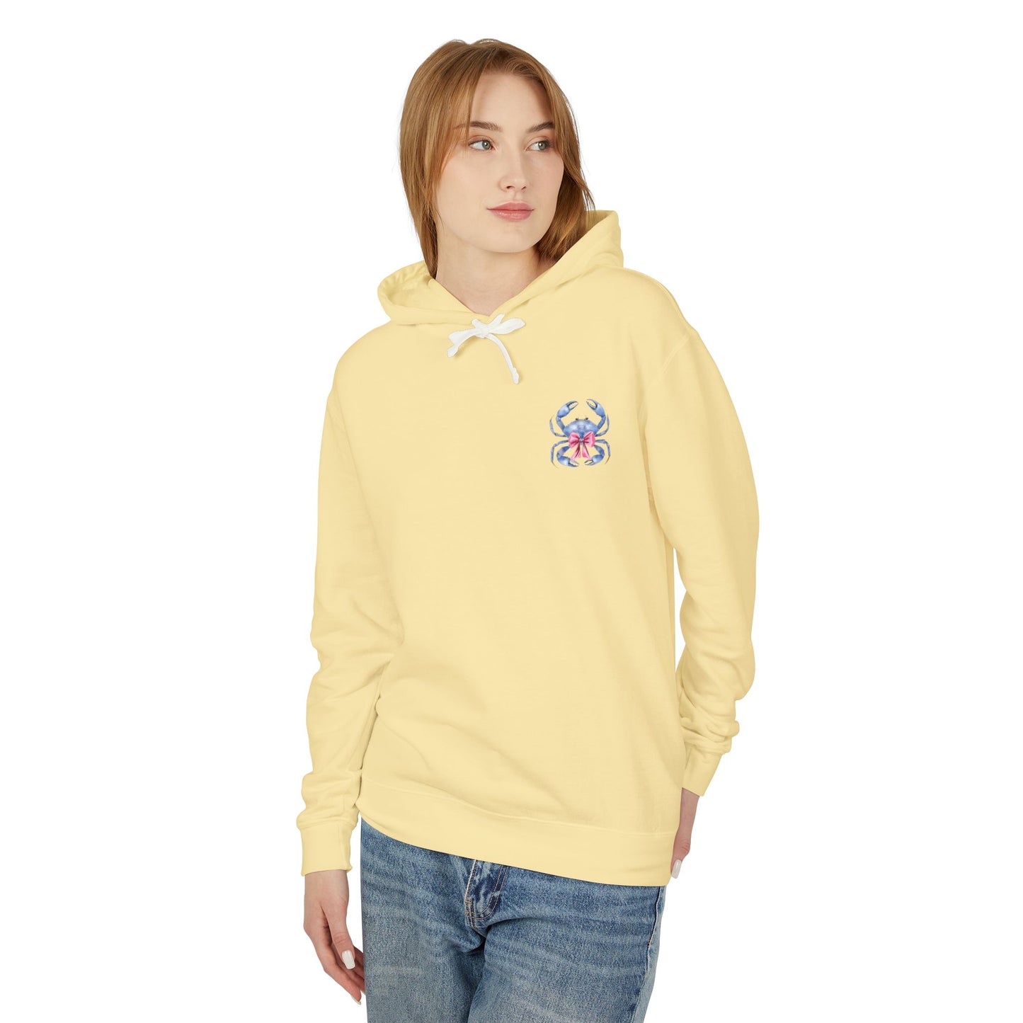 Adult Ono Island Preppy Crab Hoodie Comfort Colors