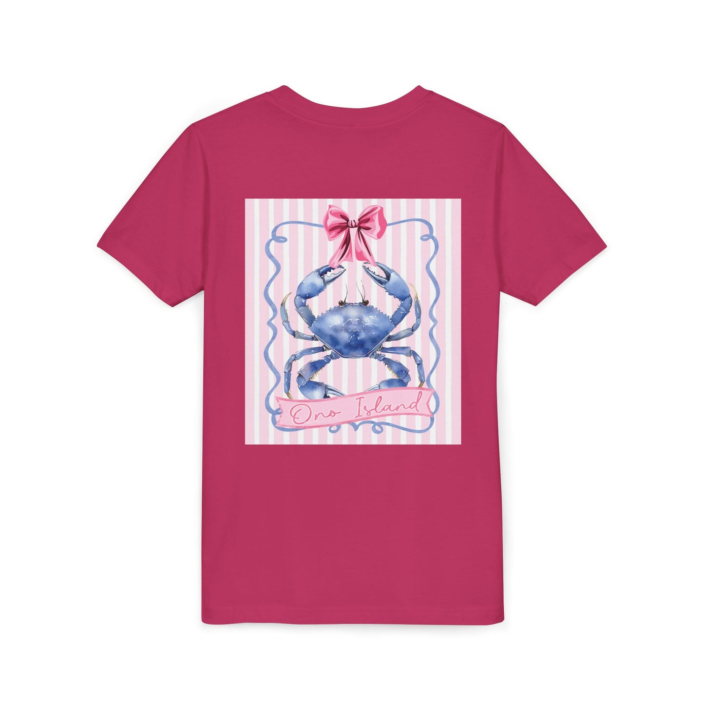 Youth Ono Island Preppy Crab Tee - Bella Canvas