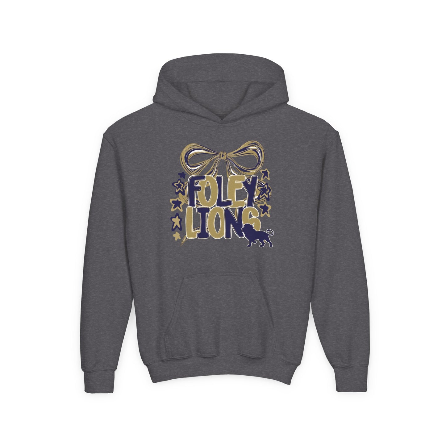 Foley Lions Bow Hoodie - Gildan