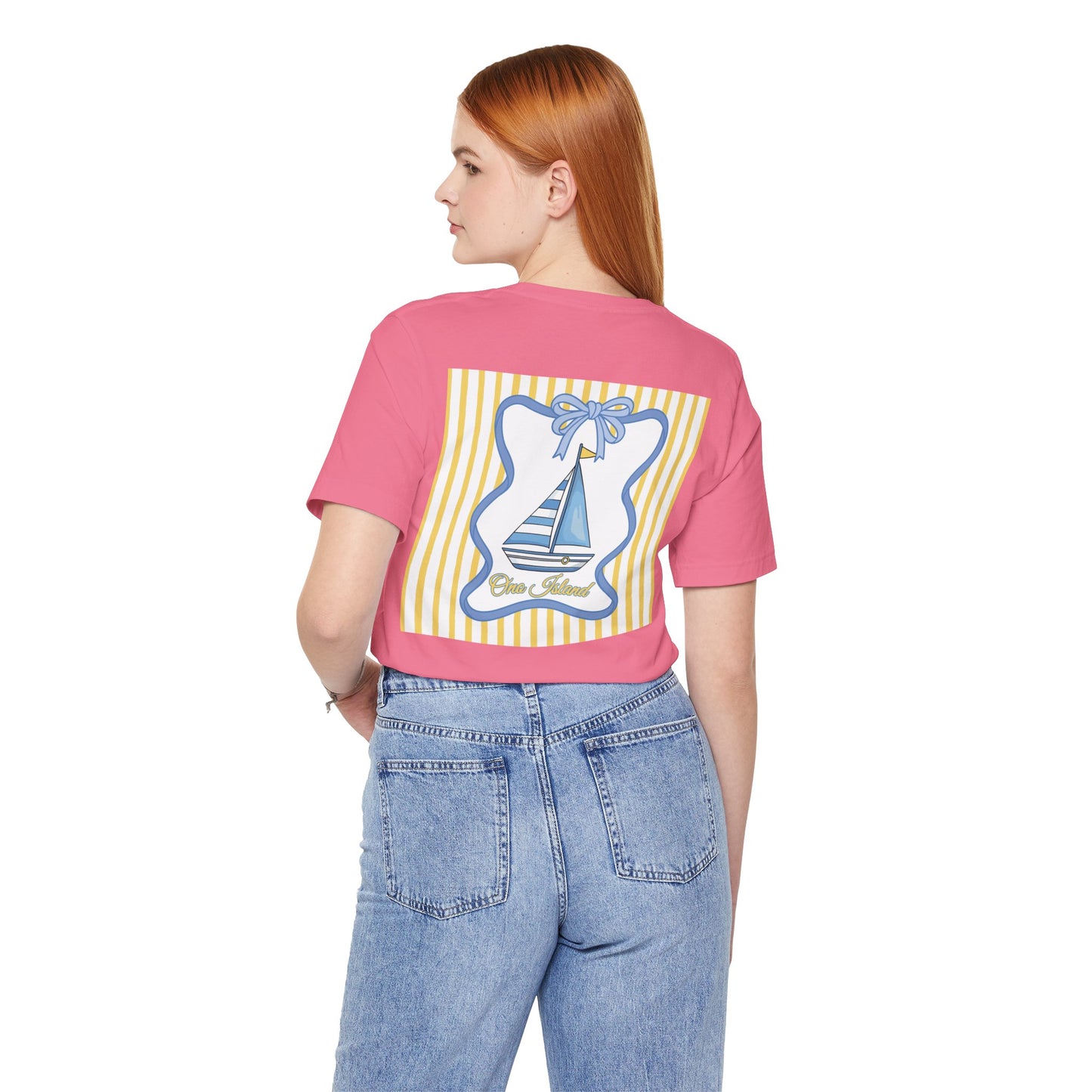Adult Coquette Sailboat Tee - Bella Canvas