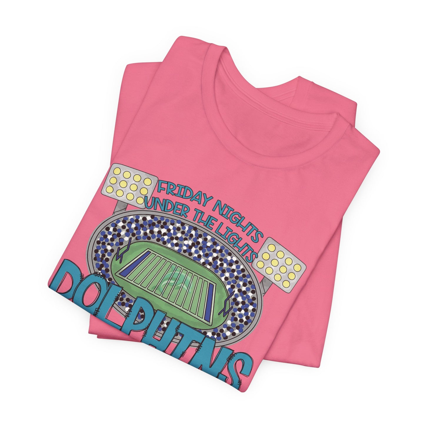 Adult Dolphins Friday Nights Under the Lights Tee