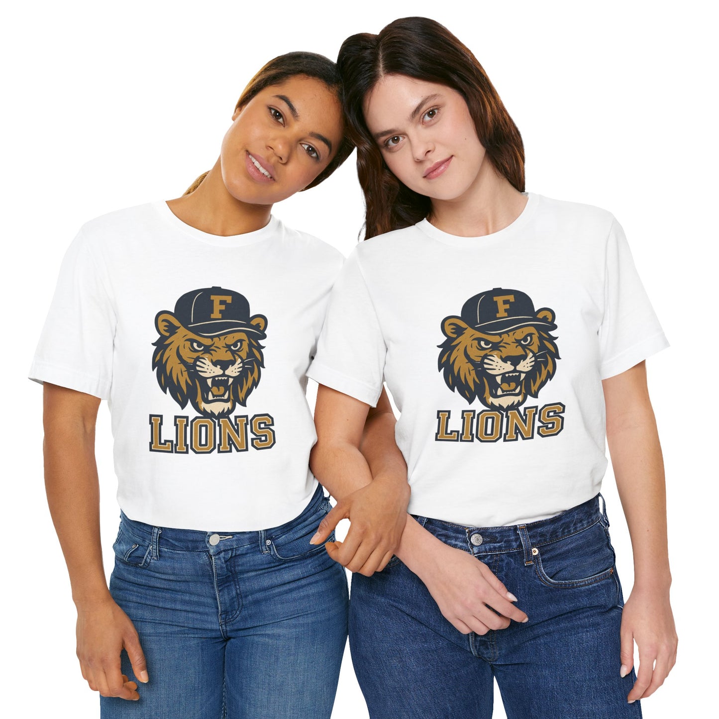 Adult Retro Roaring Lions Tee - Bella Canvas
