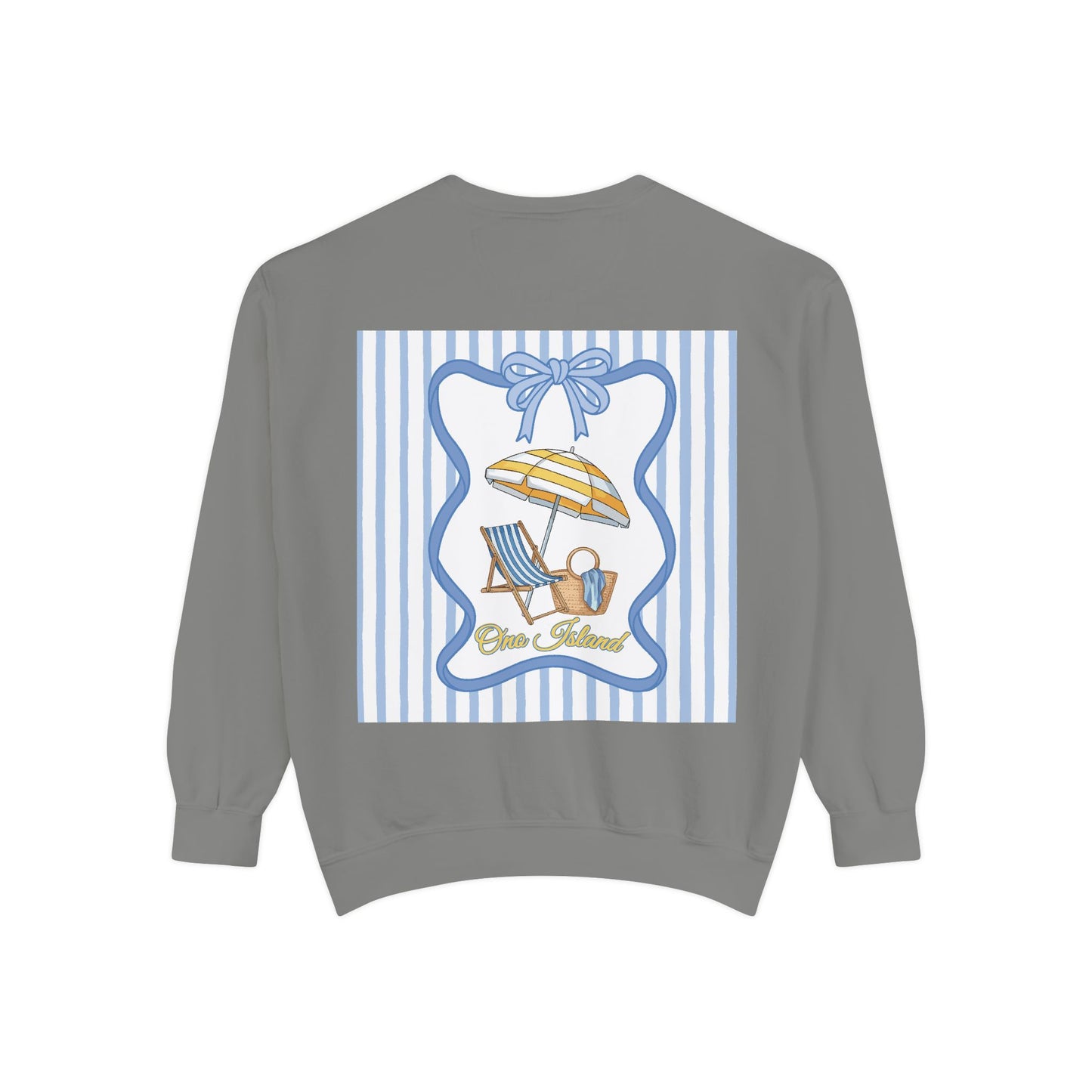 Adult Coquette Beachy Ono Island Sweatshirt - Comfort Colors