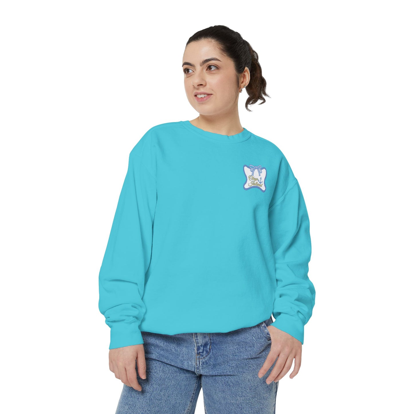 Adult Coquette Sailboat Sweatshirt - Comfort Colors