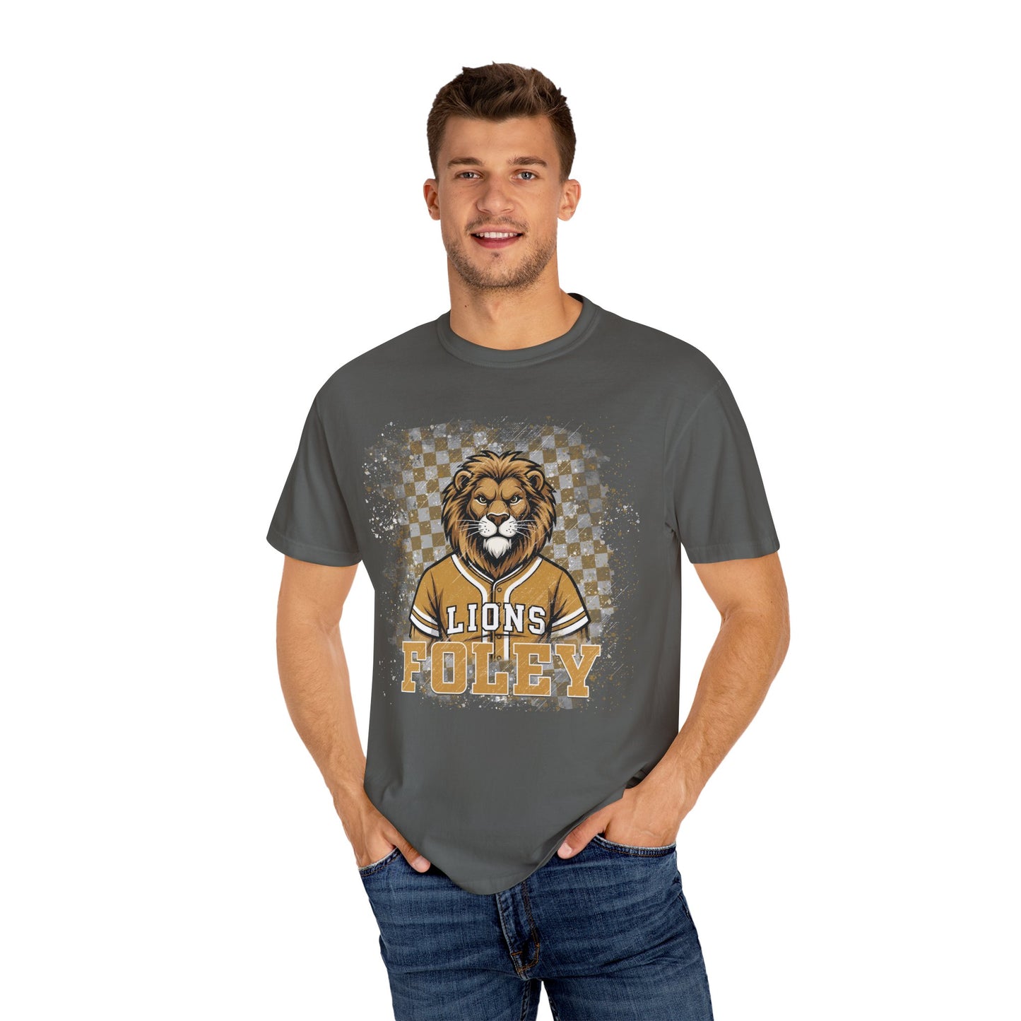 Foley Lions Grunge T-shirt - Comfort Colors