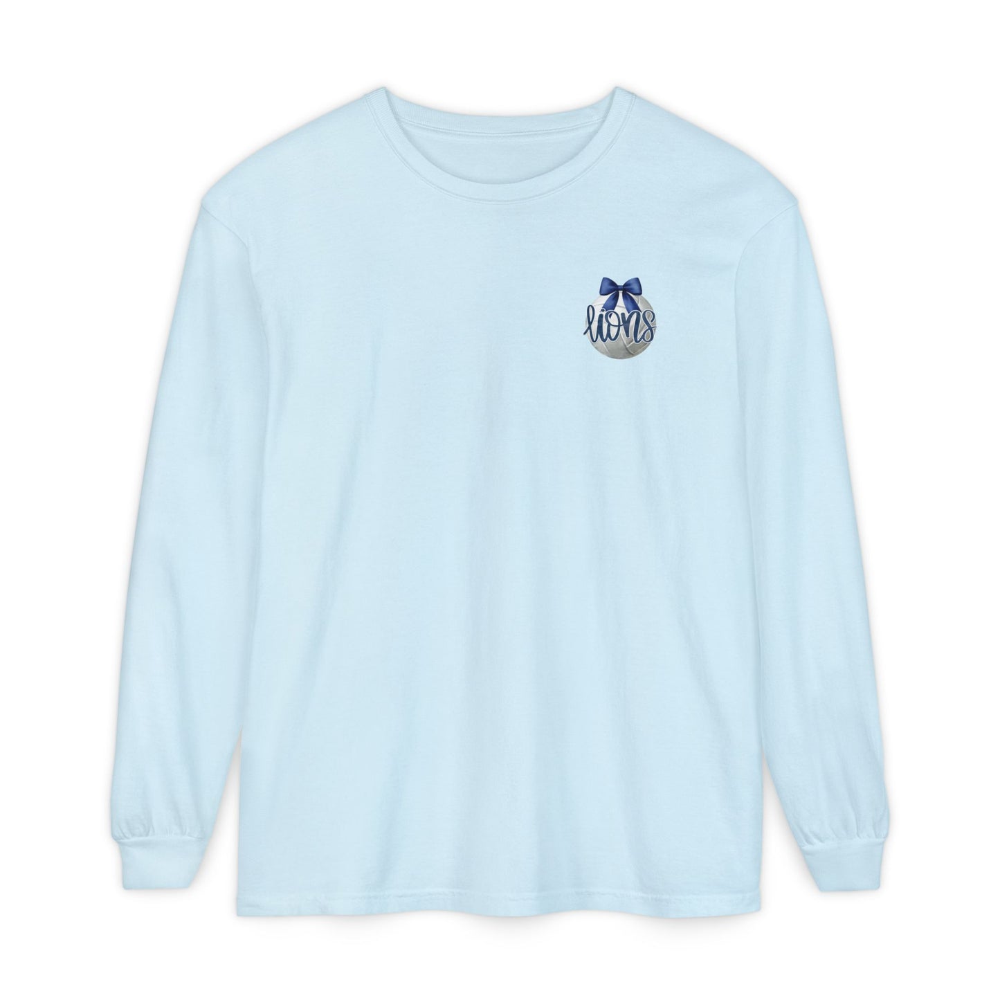 Foley Lions Volleyball Mom Long Sleeve T-Shirt- Comfort Colors