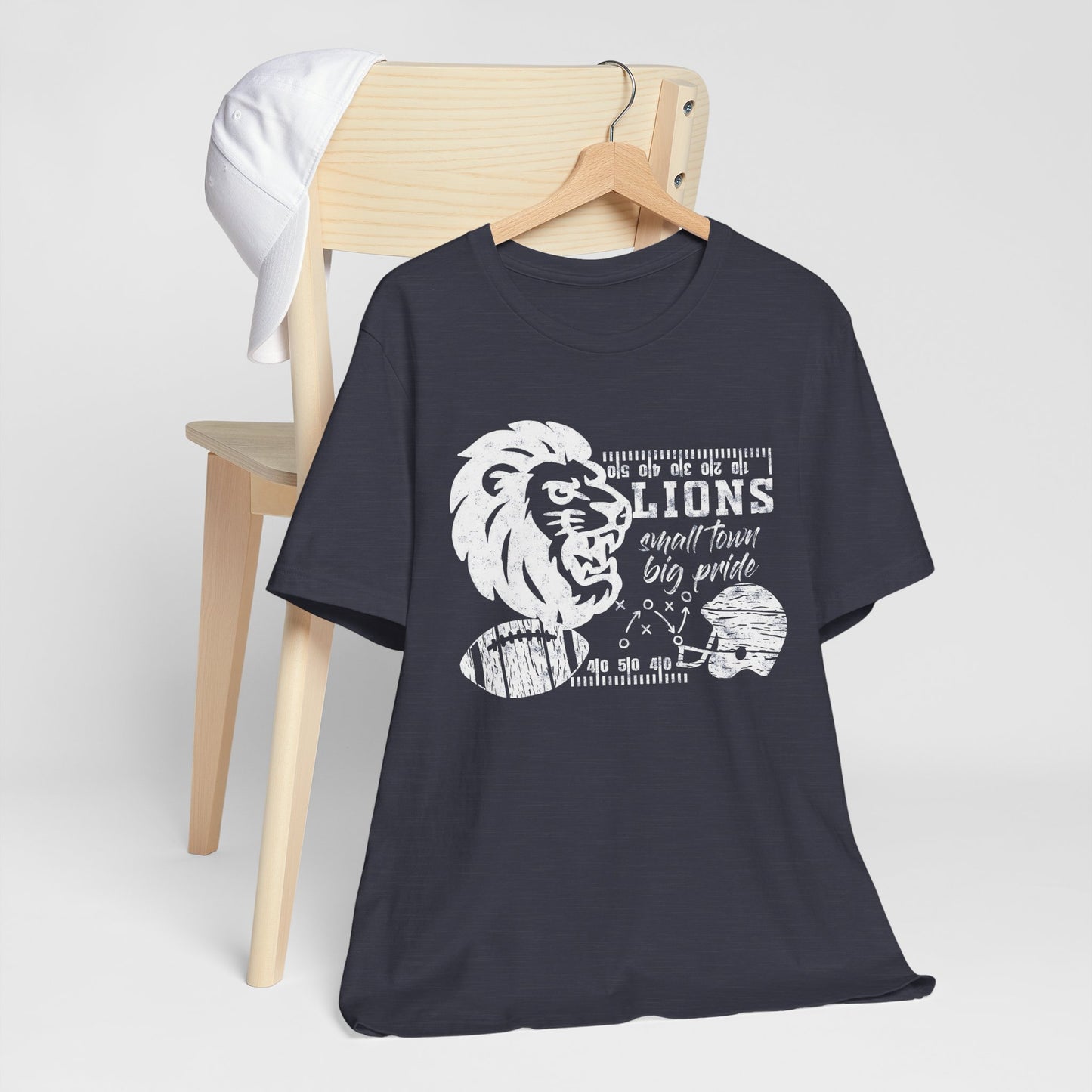 Lion Small Town Big Pride Tee - Bella Canvas