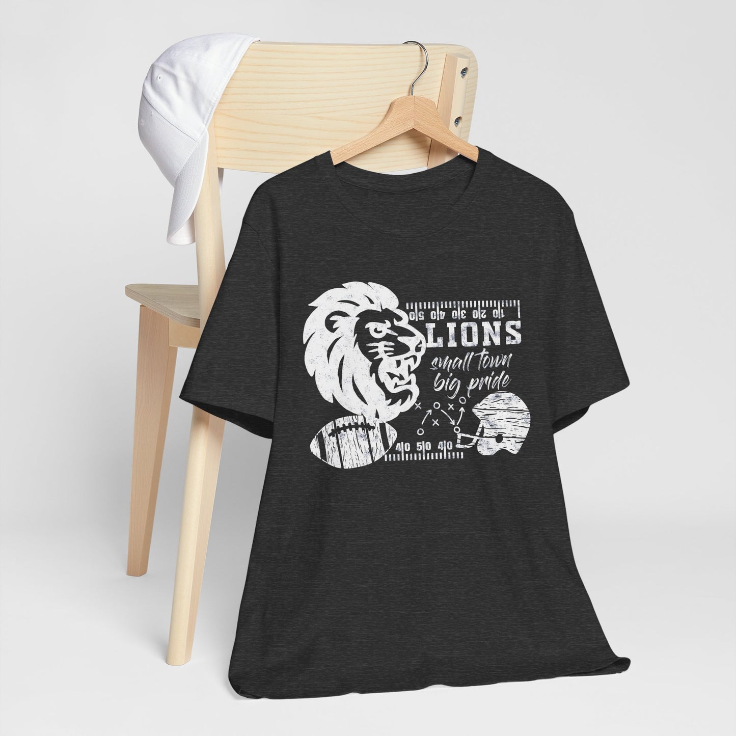 Lion Small Town Big Pride Tee - Bella Canvas