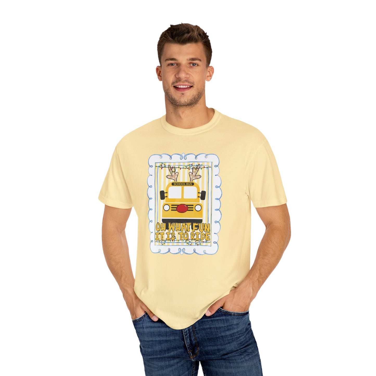 Christmas Bus Driver Tee - Comfort Colors
