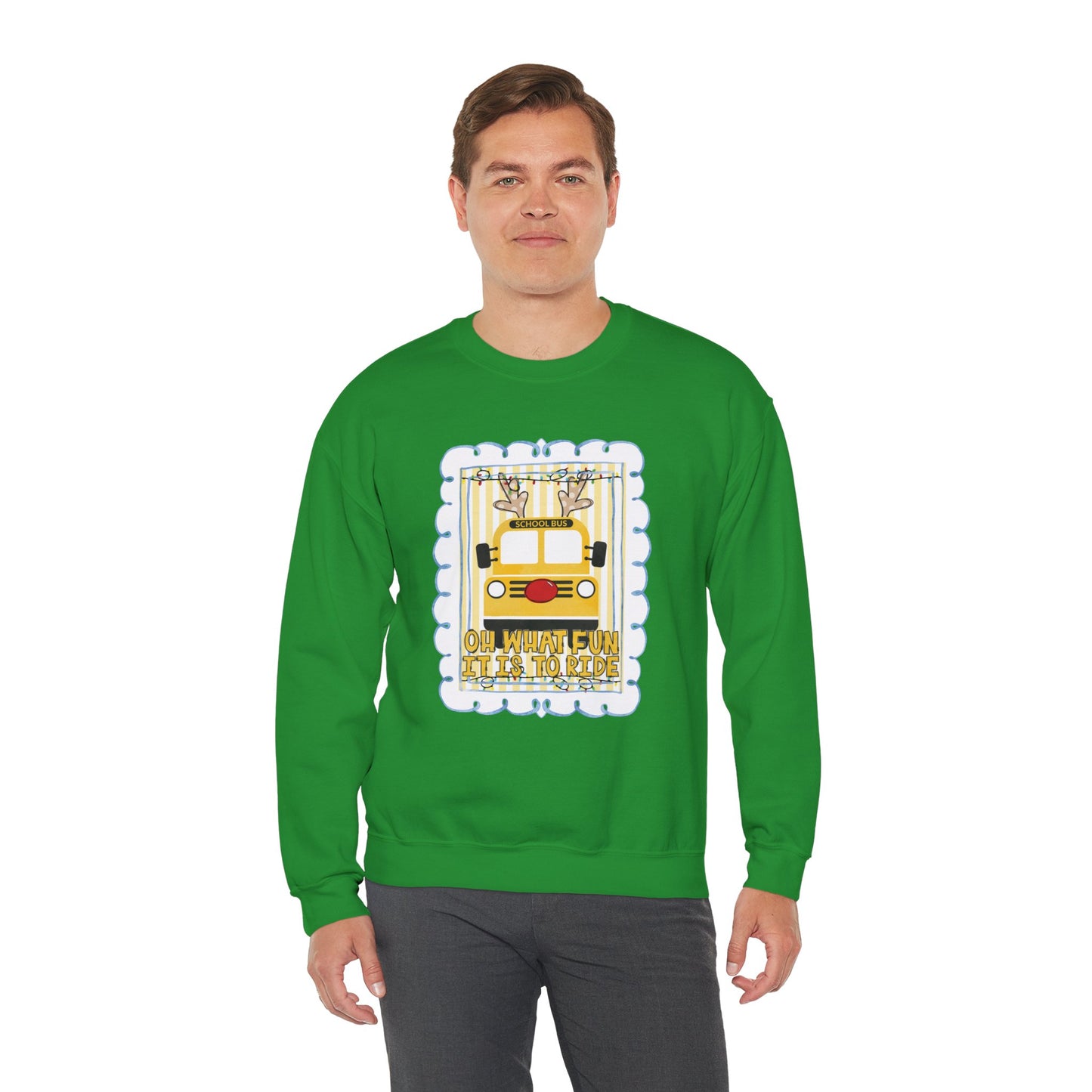 Christmas Bus Driver Sweatshirt - Gildan