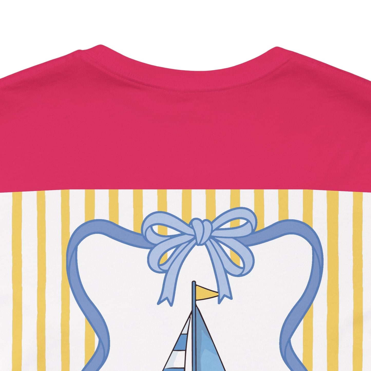 Adult Coquette Sailboat Tee - Bella Canvas