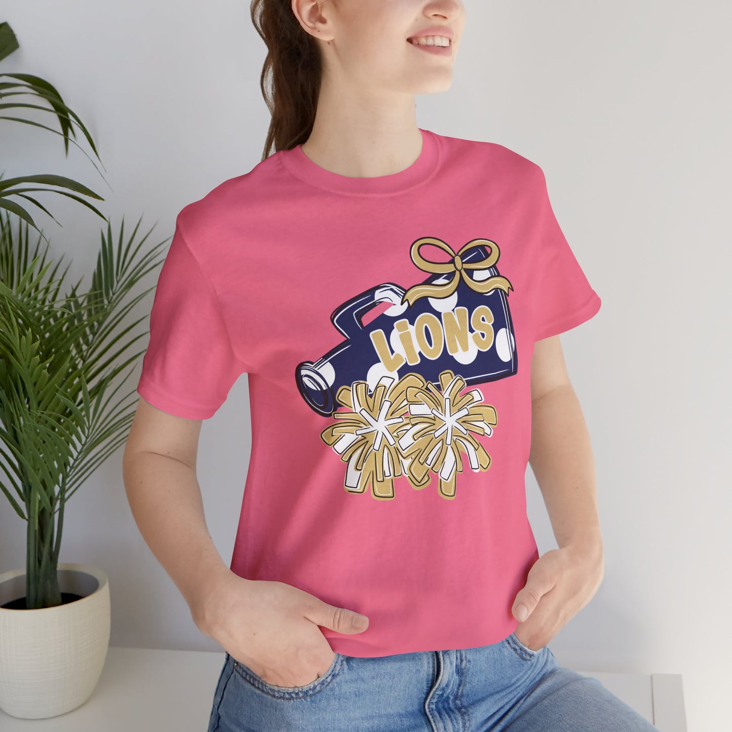 Lions Cheer Spirit Tee - Bella Canvas