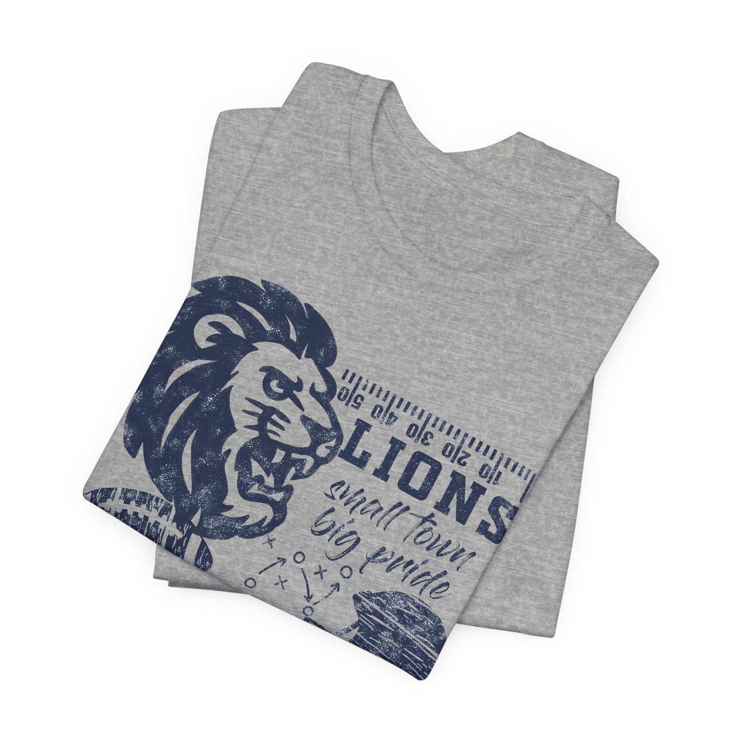 Lion Small Town Big Pride Tee - Bella Canvas
