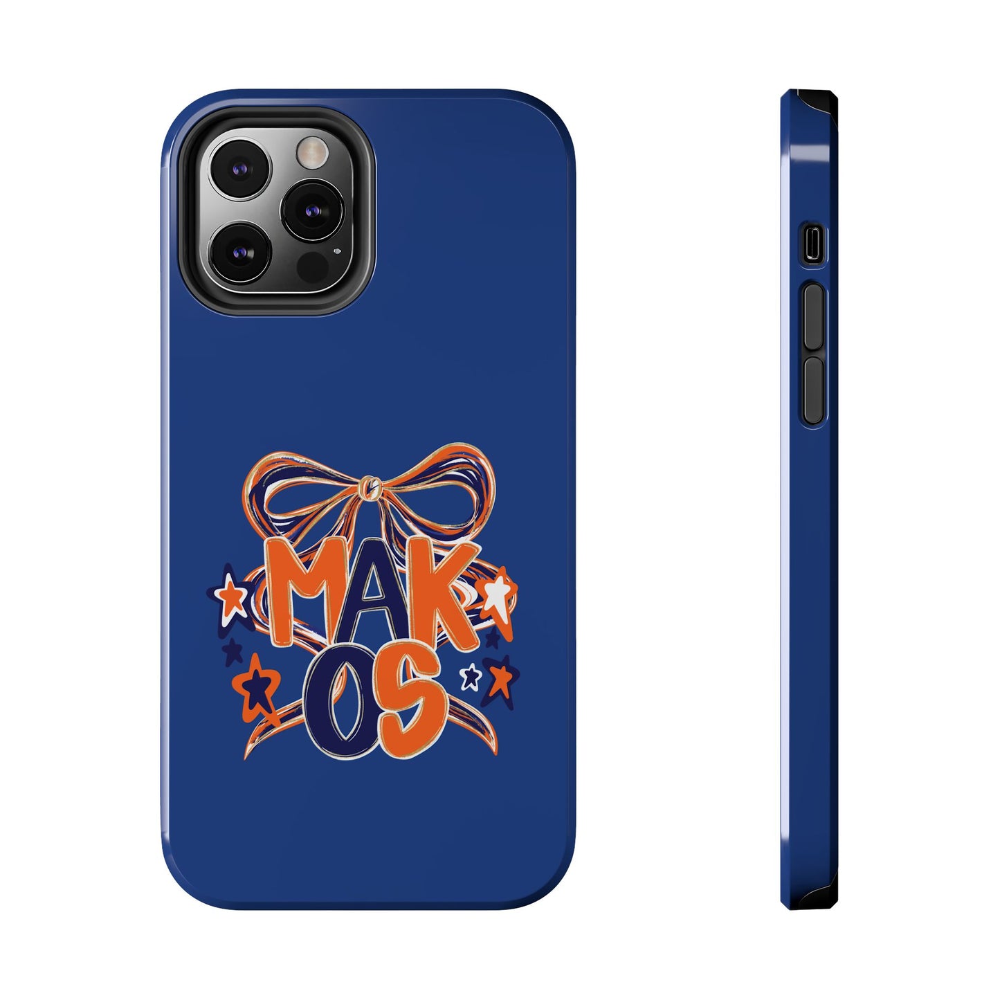 Makos Twirly Ribbon Iphone & Samsung Tough Phone Cases